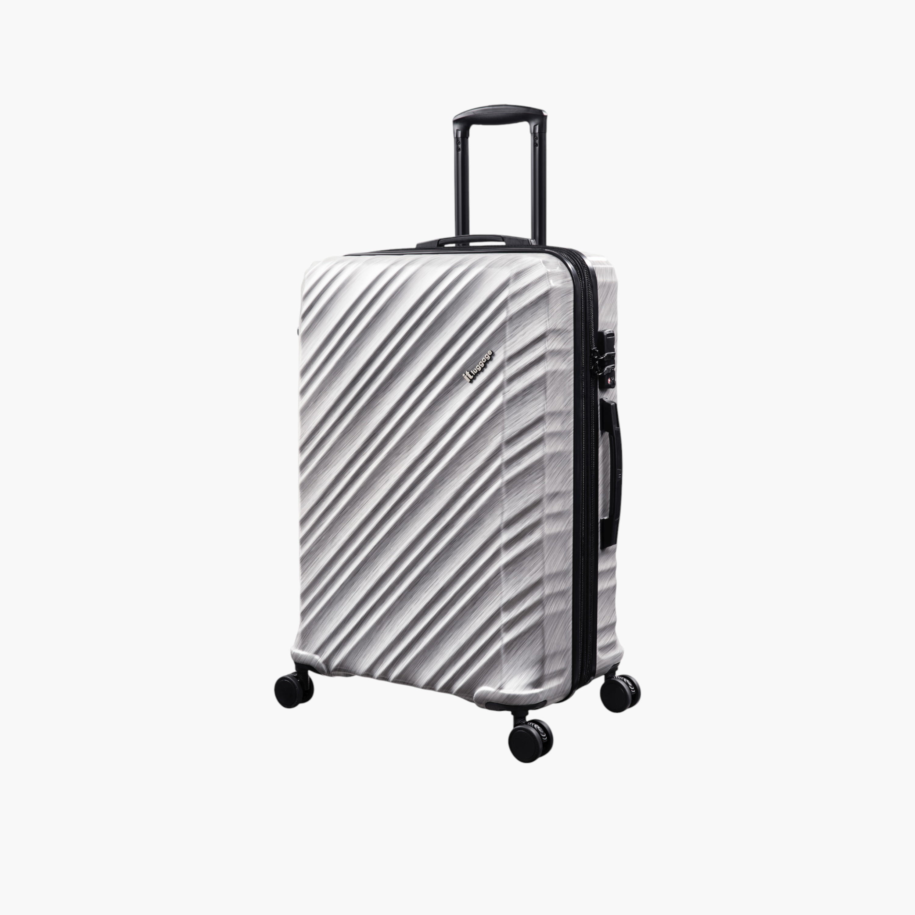 IT 4-Wheel Hardcase Trolley Bag with Retractable Handle - 24 Inches - Check-in Bag-travel-luggagesandbags-luggage-image-1