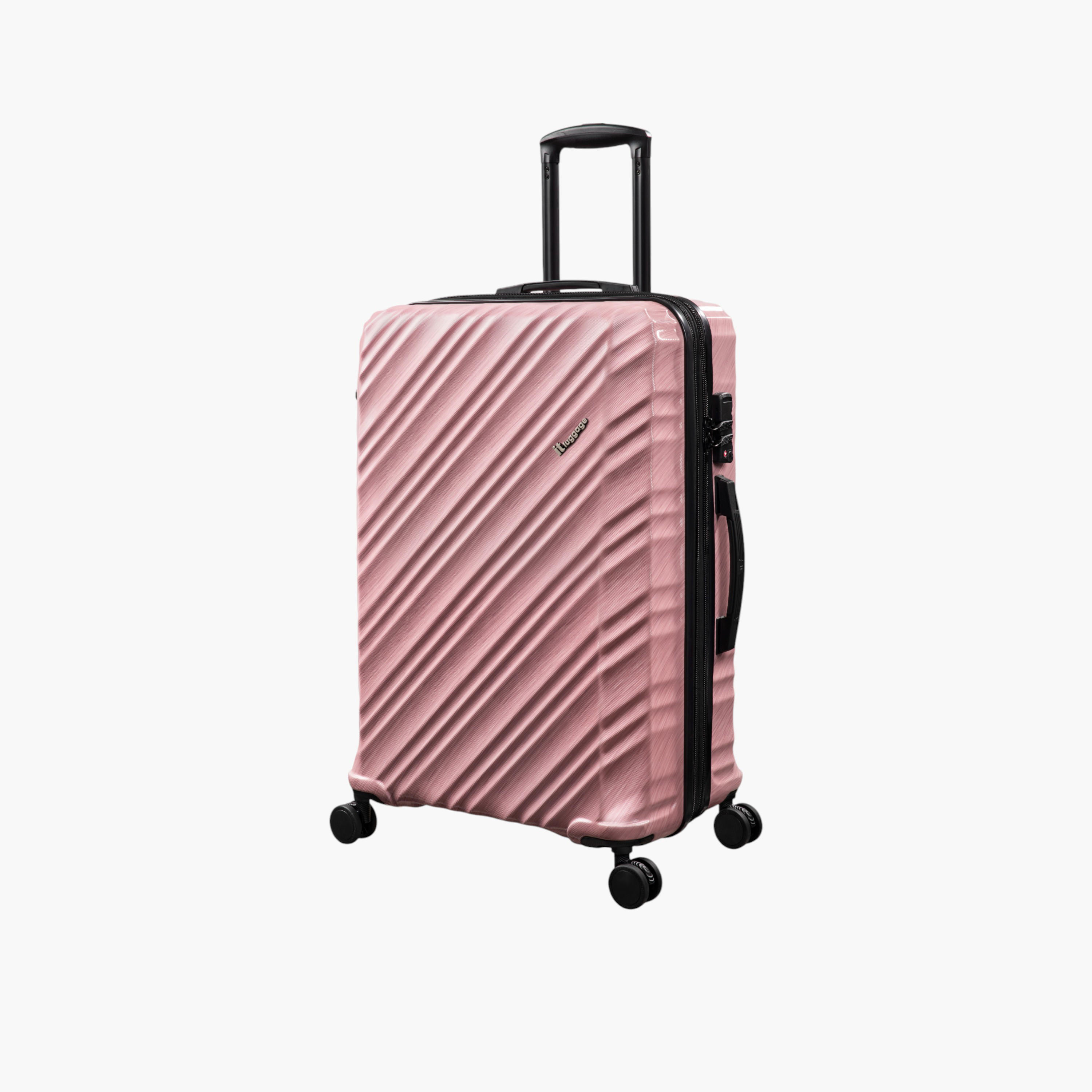 IT 4-Wheel Hardcase Trolley Bag with Retractable Handle - 24 Inches - Check-in Bag-travel-luggagesandbags-luggage-image-1
