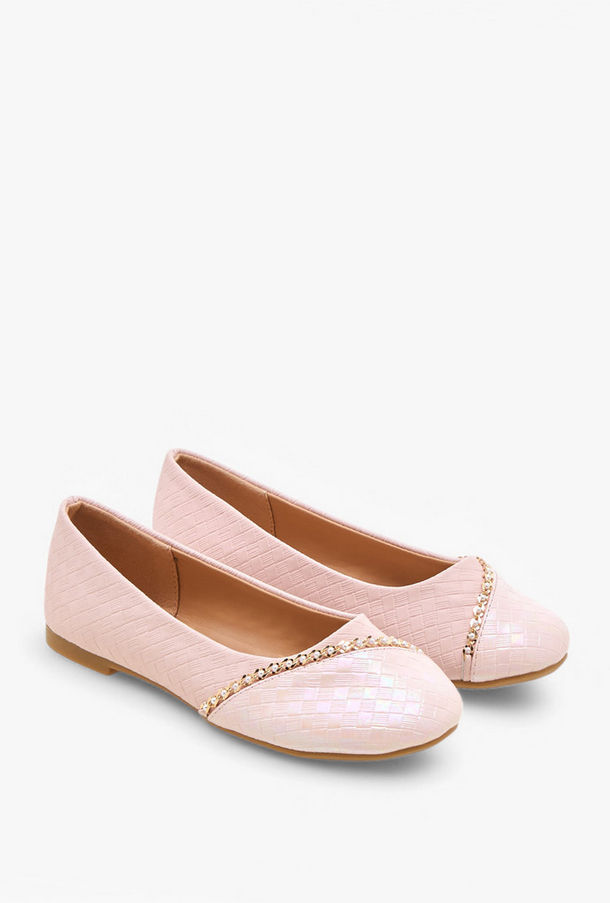 Flora Bella Embellished Slip-On Ballerina Shoes-girls-shoes-ballerinas-image-1