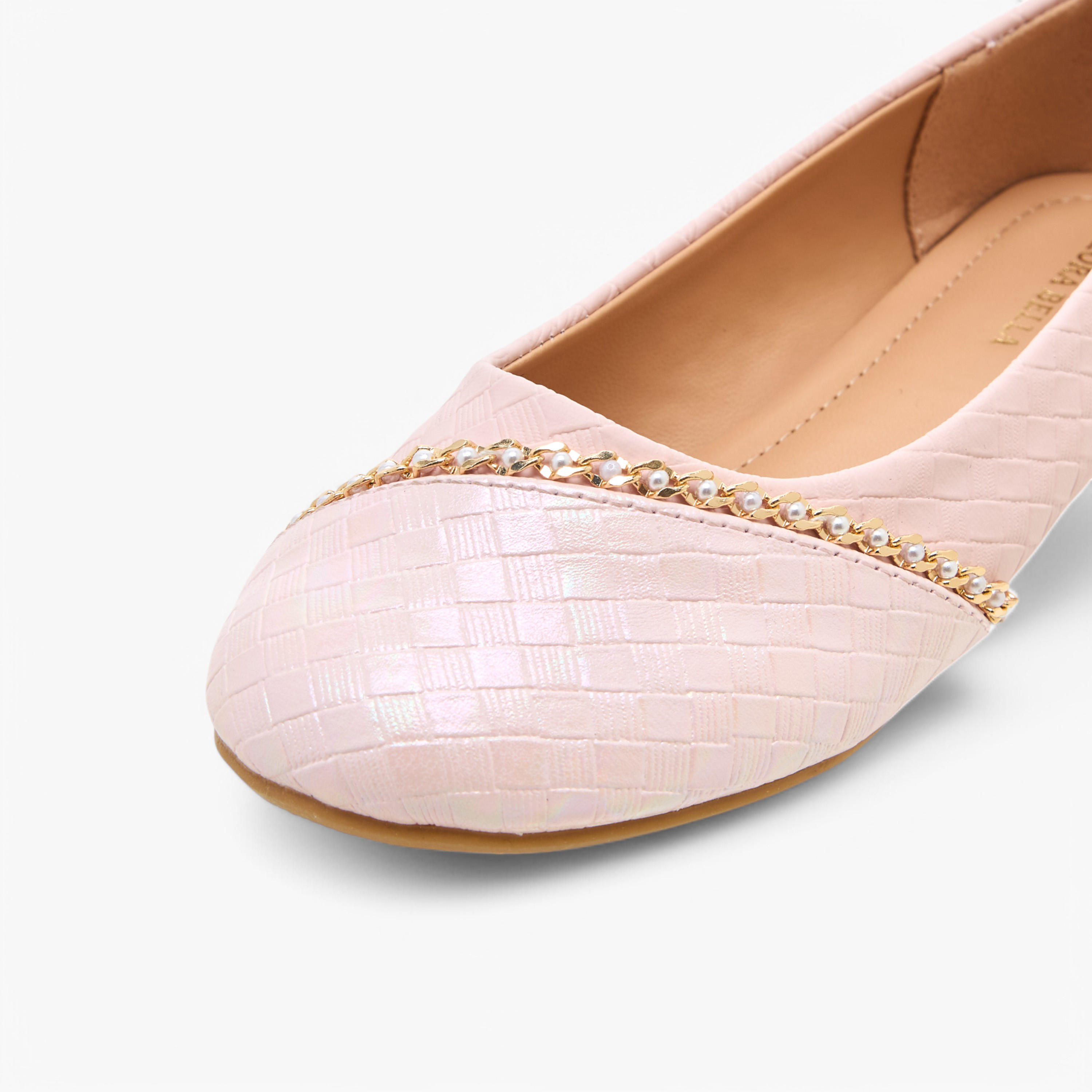 Flora Bella Embellished Slip-On Ballerina Shoes-girls-shoes-ballerinas-image-6