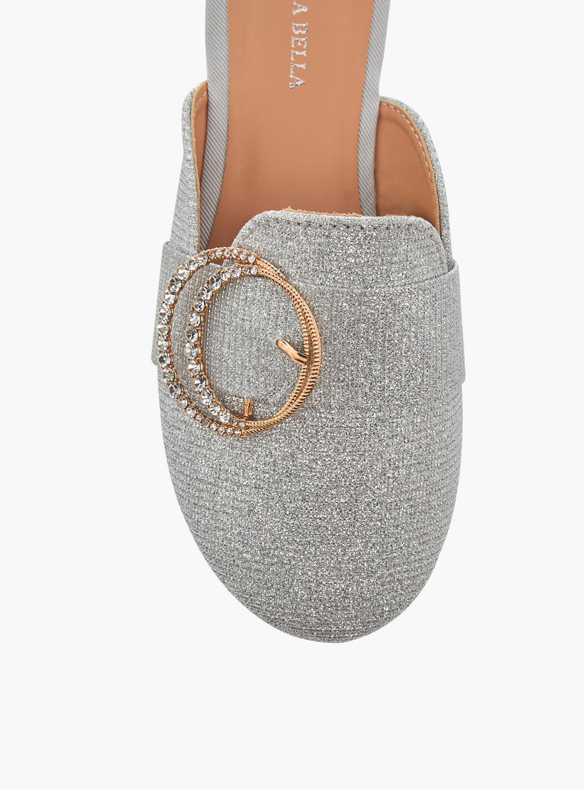 Flora Bella Embellished Slip-On Mules-girls-shoes-ballerinas-image-4