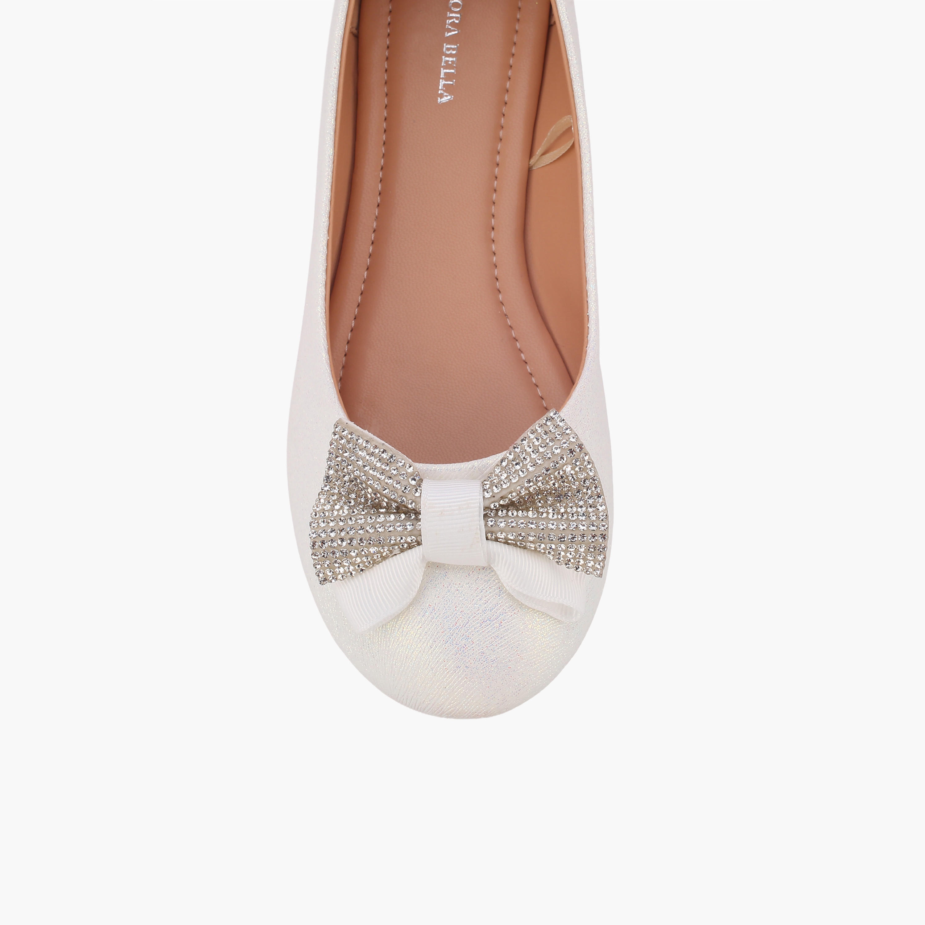 حذاء باليرينا مزين بفيونكة للبنات من فلورا بيلا-girls-shoes-ballerinas-image-4