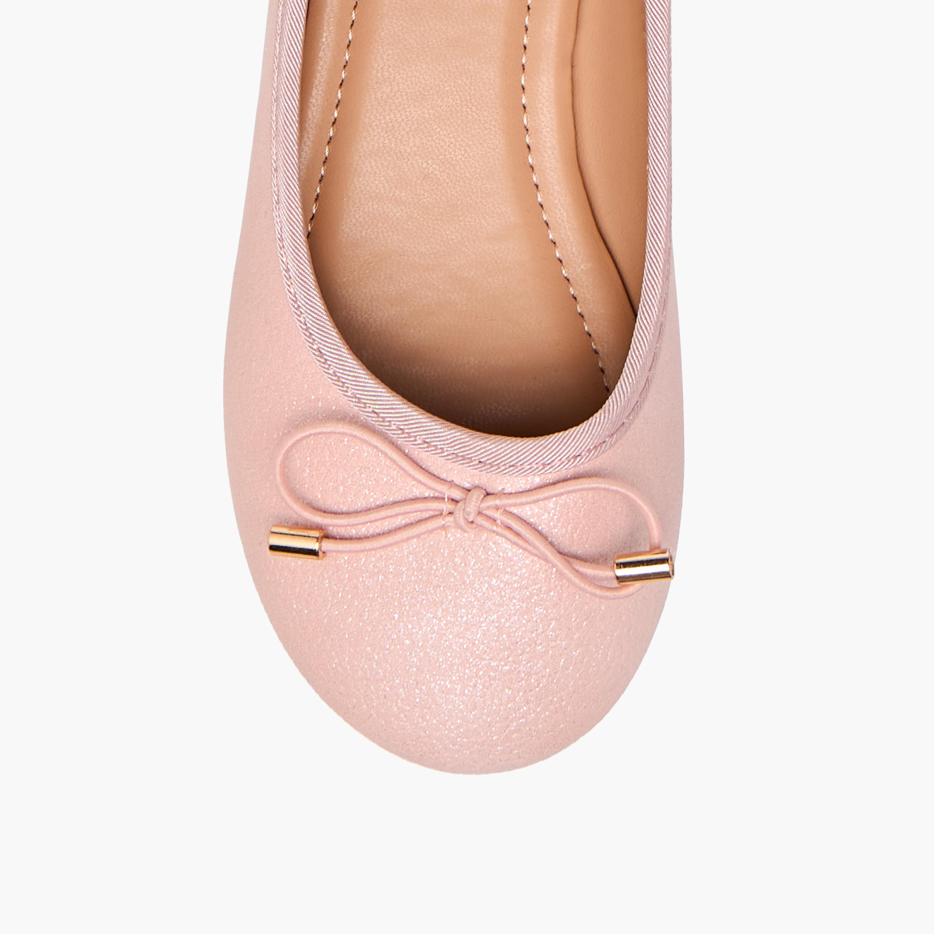 Flora Bella Bow Accent Slip-On Ballerina Shoes-girls-shoes-ballerinas-image-4