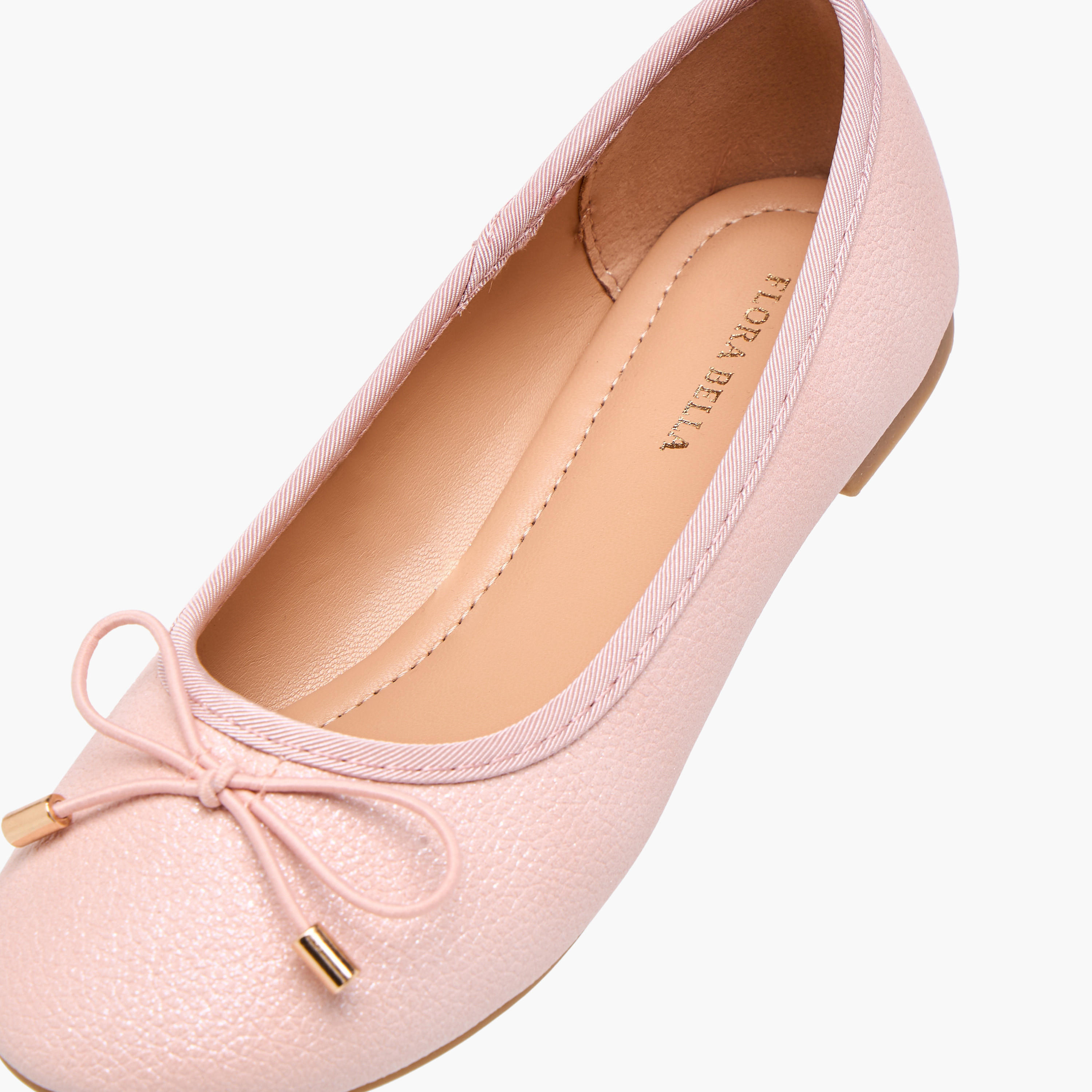 Flora Bella Bow Accent Slip-On Ballerina Shoes-girls-shoes-ballerinas-image-6