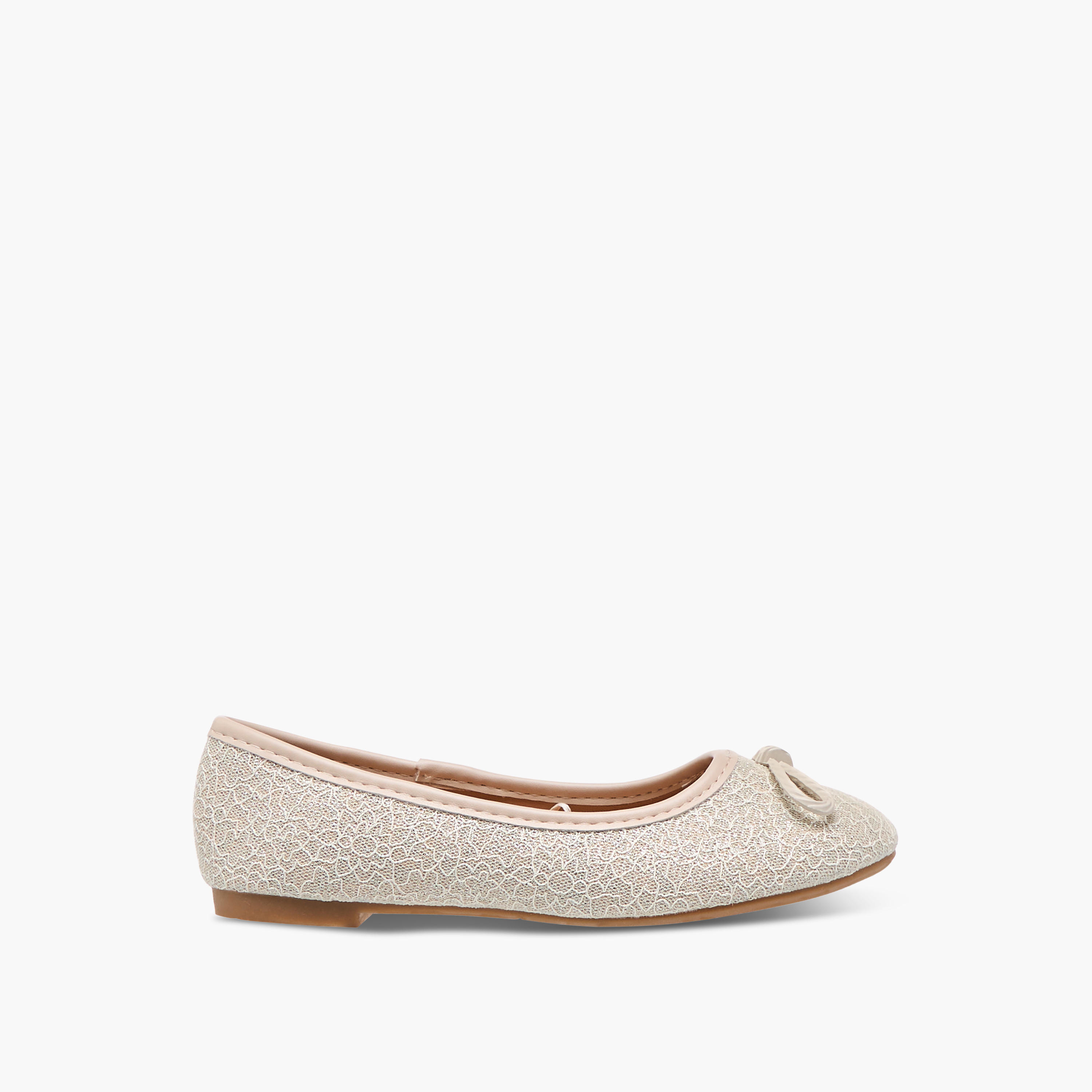 Flora Bella Bow Accent Slip-On Ballerina Shoes-girls-shoes-ballerinas-image-3