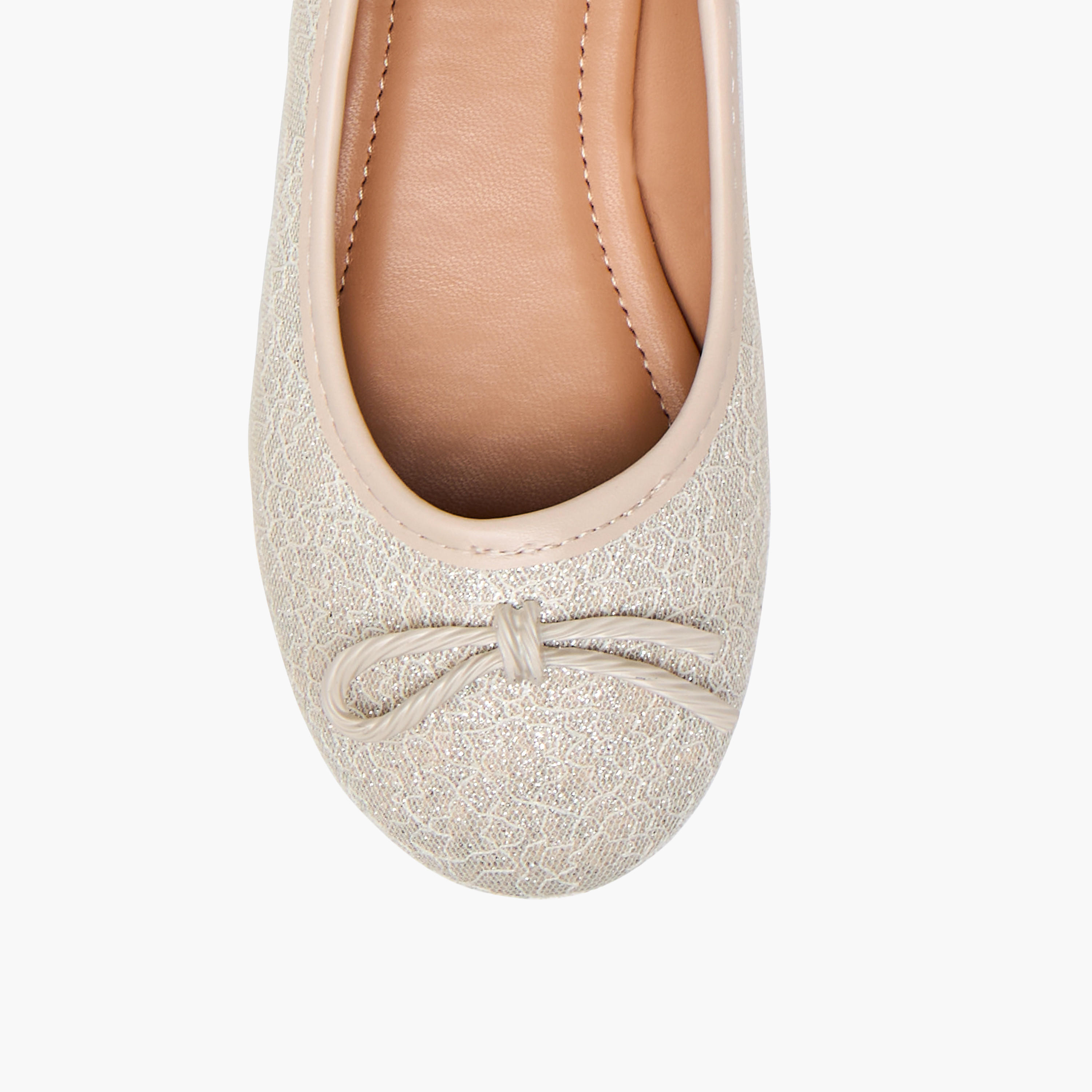 Flora Bella Bow Accent Slip-On Ballerina Shoes-girls-shoes-ballerinas-image-4
