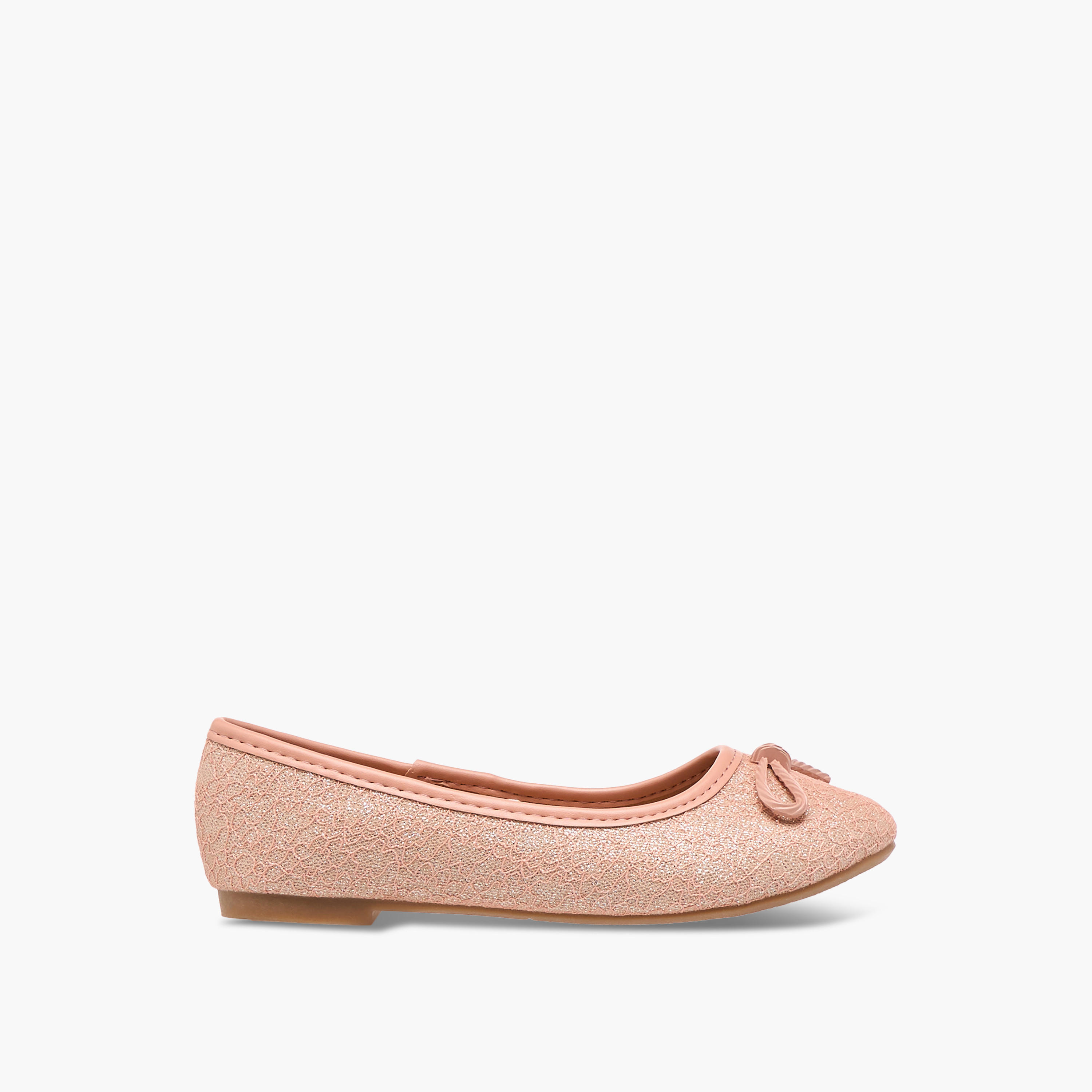 Flora Bella Bow Accent Slip-On Ballerina Shoes-girls-shoes-ballerinas-image-3
