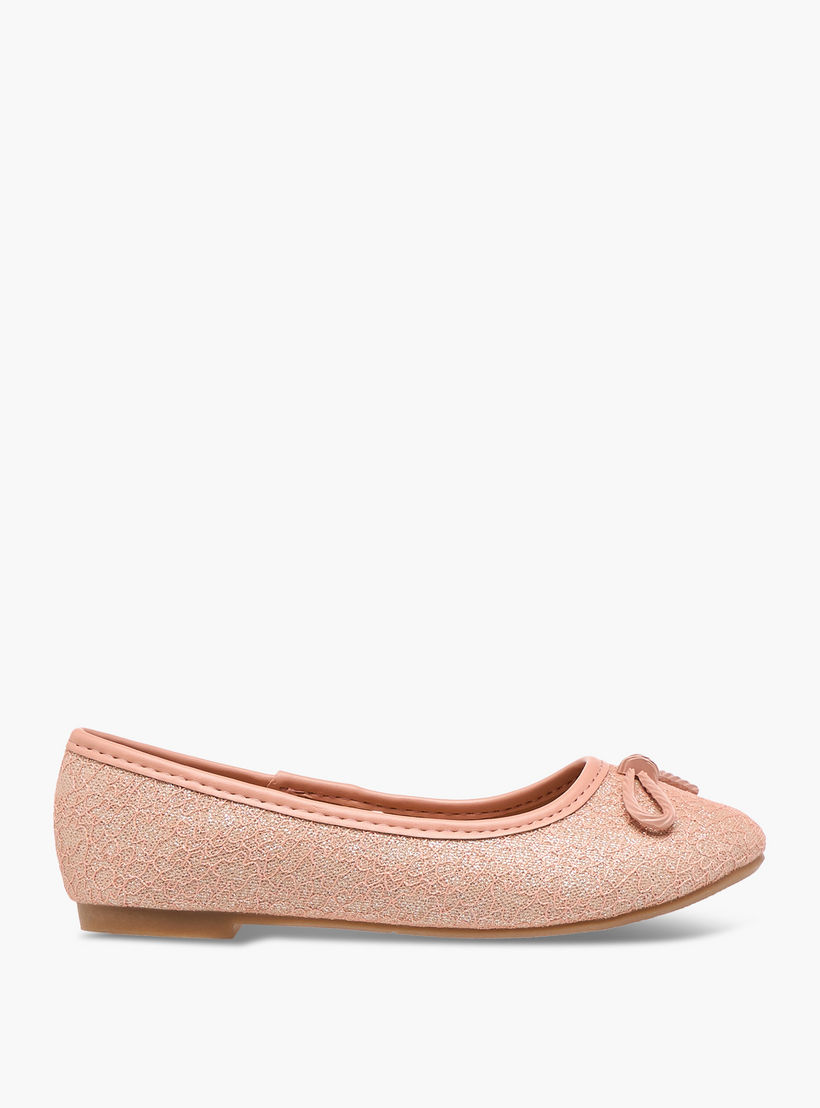 Flora Bella Bow Accent Slip-On Ballerina Shoes-girls-shoes-ballerinas-image-3