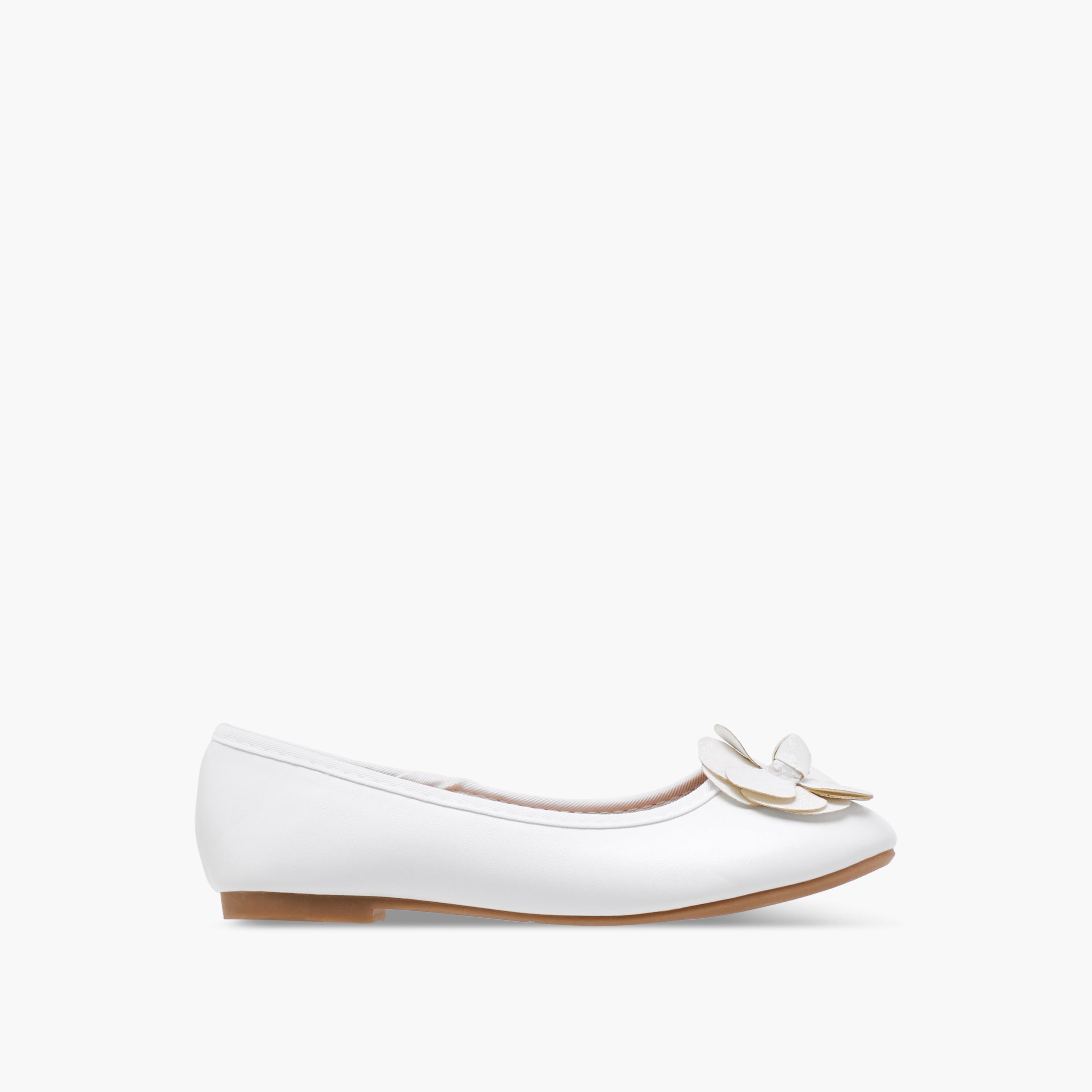 Flora Bella Accent Detail Slip-On Ballerina Shoes-girls-shoes-ballerinas-image-3