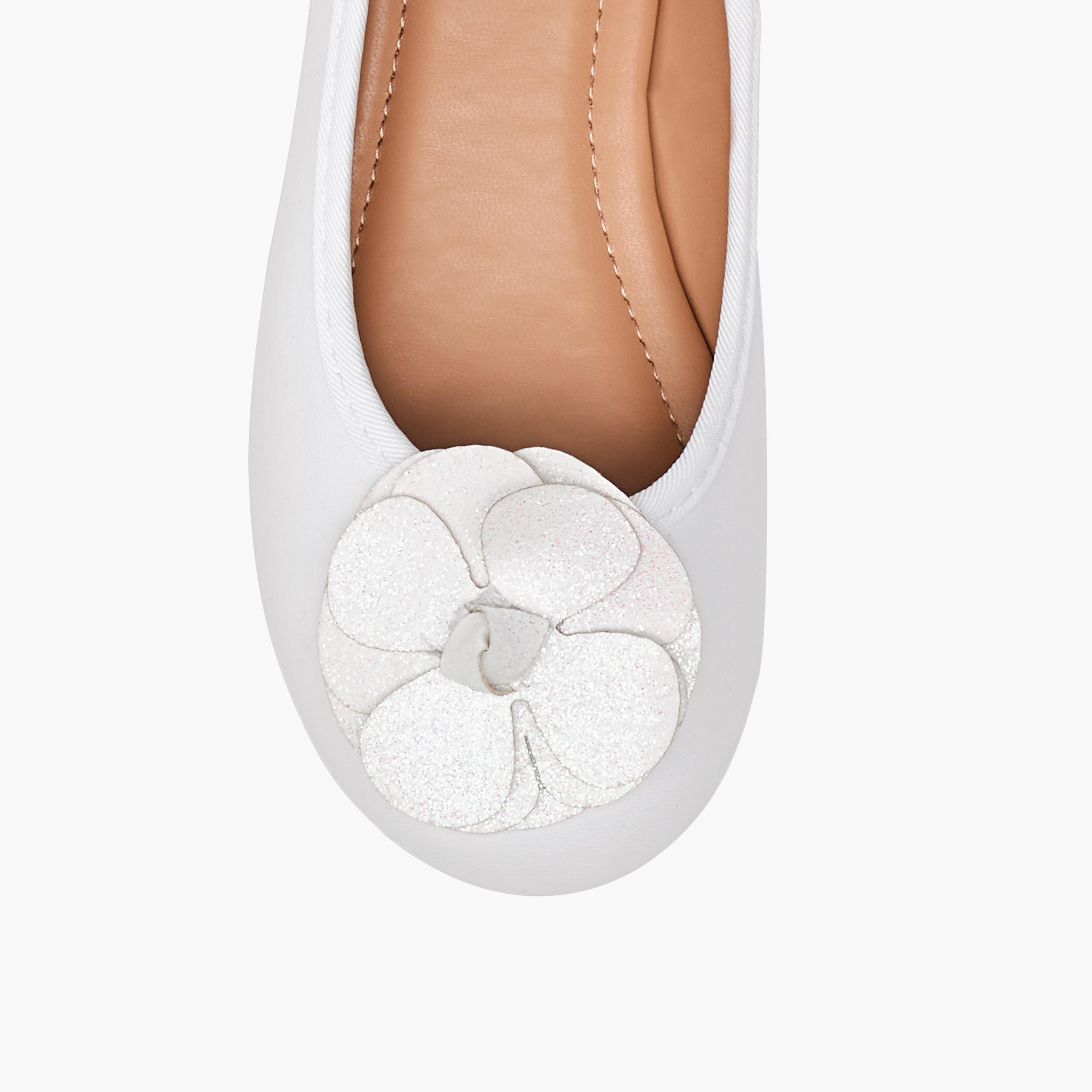 Flora Bella Accent Detail Slip-On Ballerina Shoes-girls-shoes-ballerinas-image-4