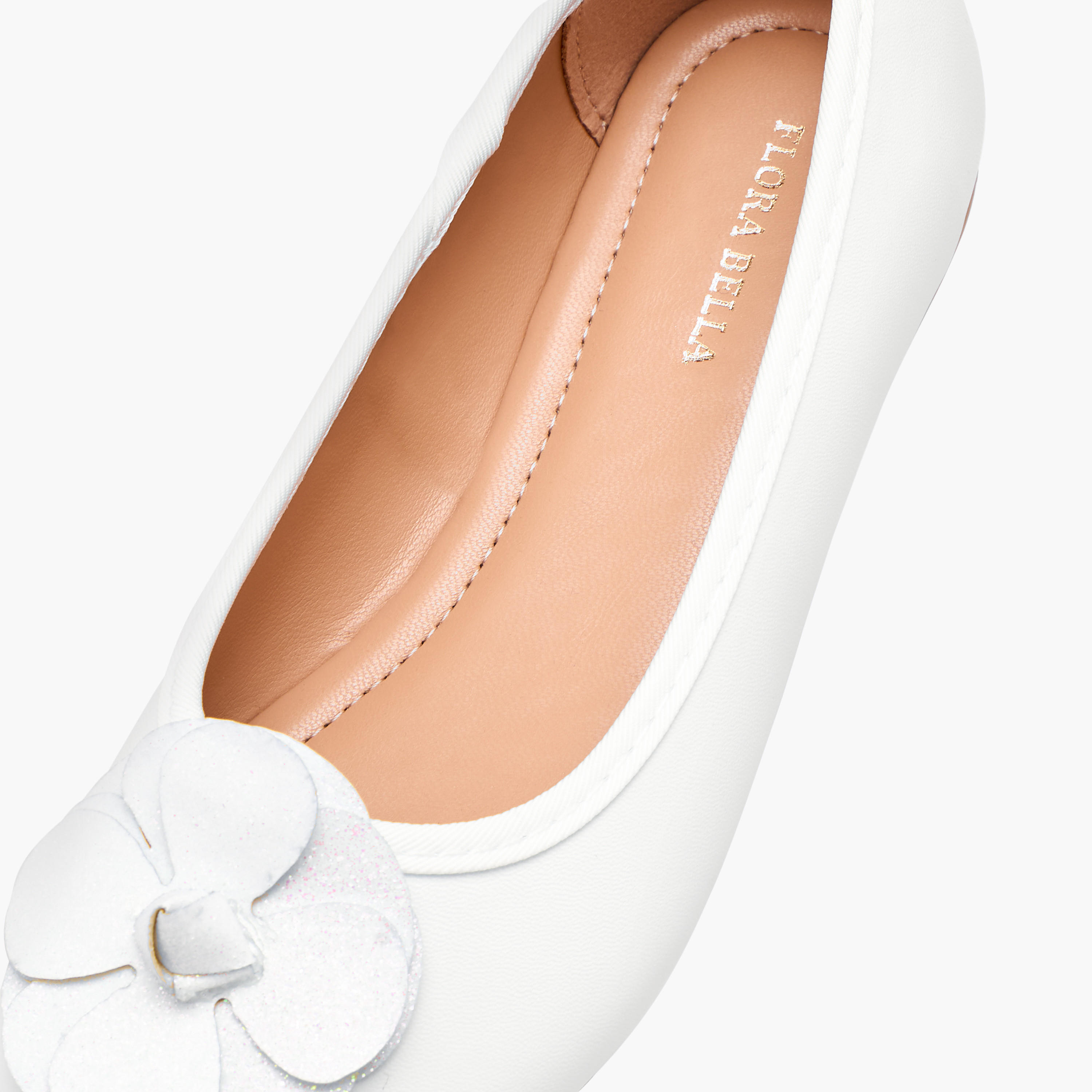 Flora Bella Accent Detail Slip-On Ballerina Shoes-girls-shoes-ballerinas-image-6