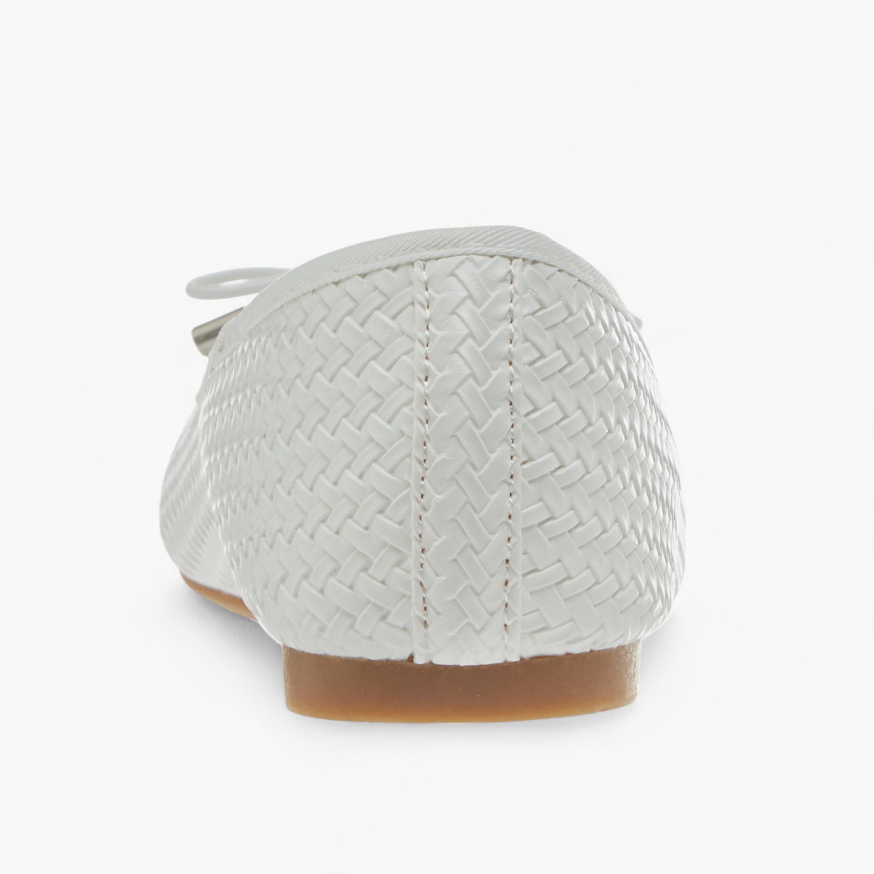 Flora Bella Bow Detail Slip-On Ballerina Shoes-girls-shoes-ballerinas-image-6