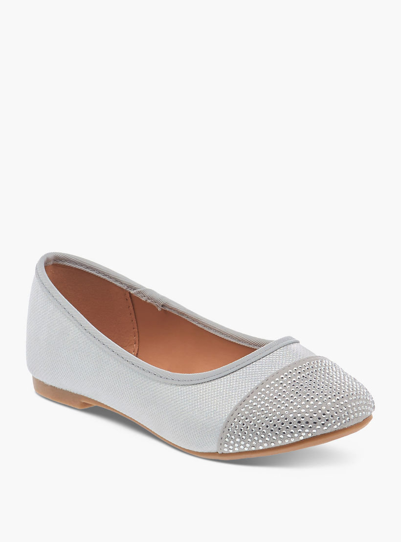 Flora Bella Embellished Slip-On Ballerina Shoes-girls-shoes-ballerinas-image-2