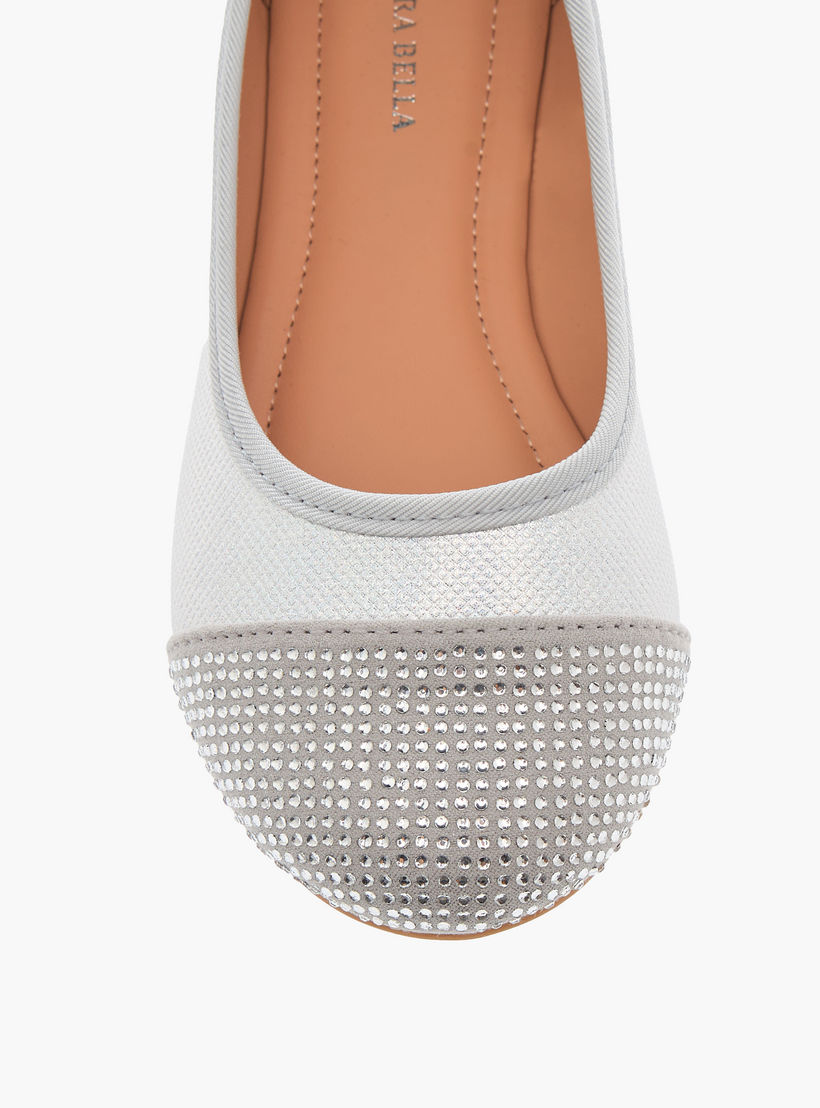 Flora Bella Embellished Slip-On Ballerina Shoes-girls-shoes-ballerinas-image-4