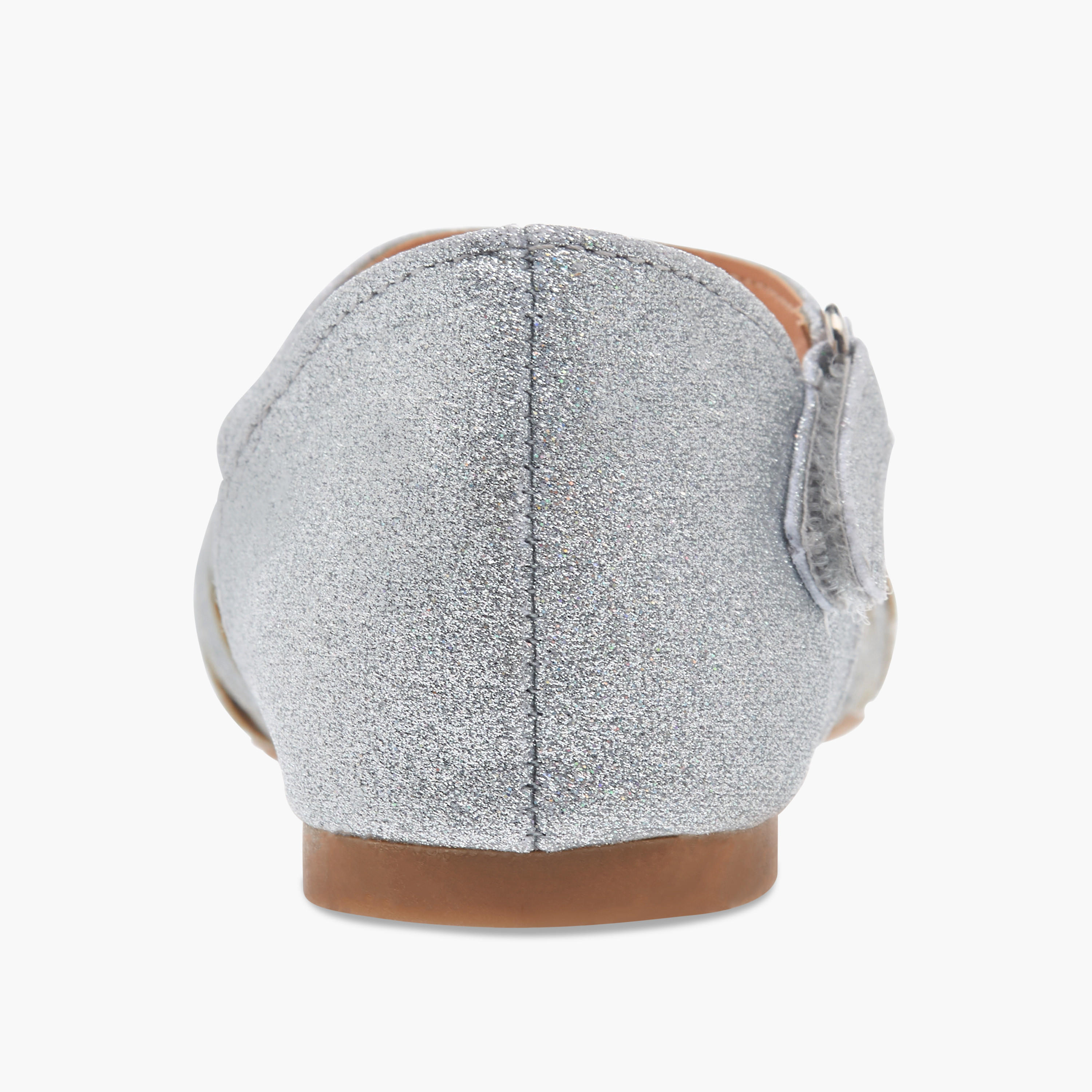 Flora Bella Strap Detail Ballerina Shoes with Hook and Loop Closure-girls-shoes-ballerinas-image-4