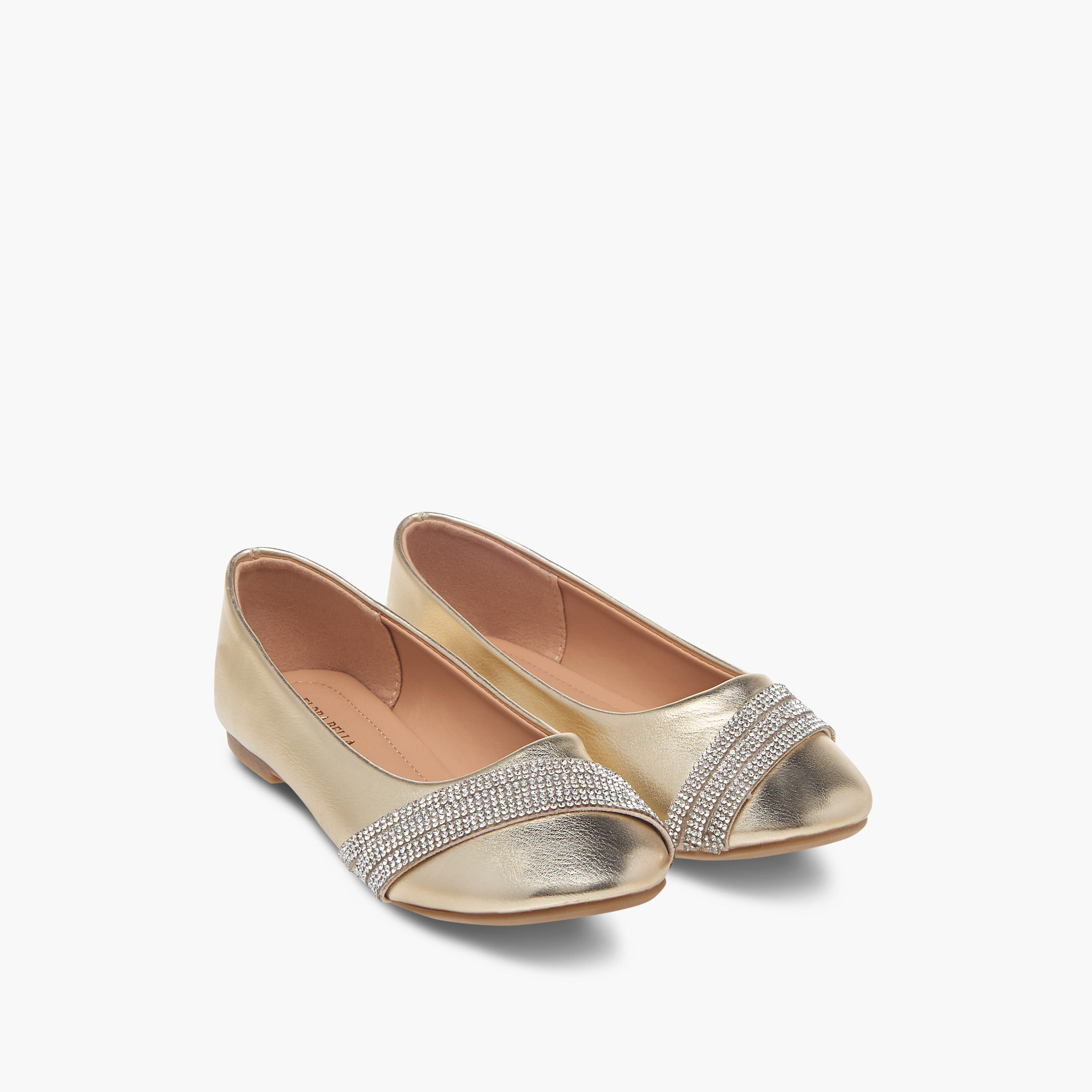 حذاء باليرينا مزين سهل الارتداء من فلورا بيلا-girls-shoes-ballerinas-image-1