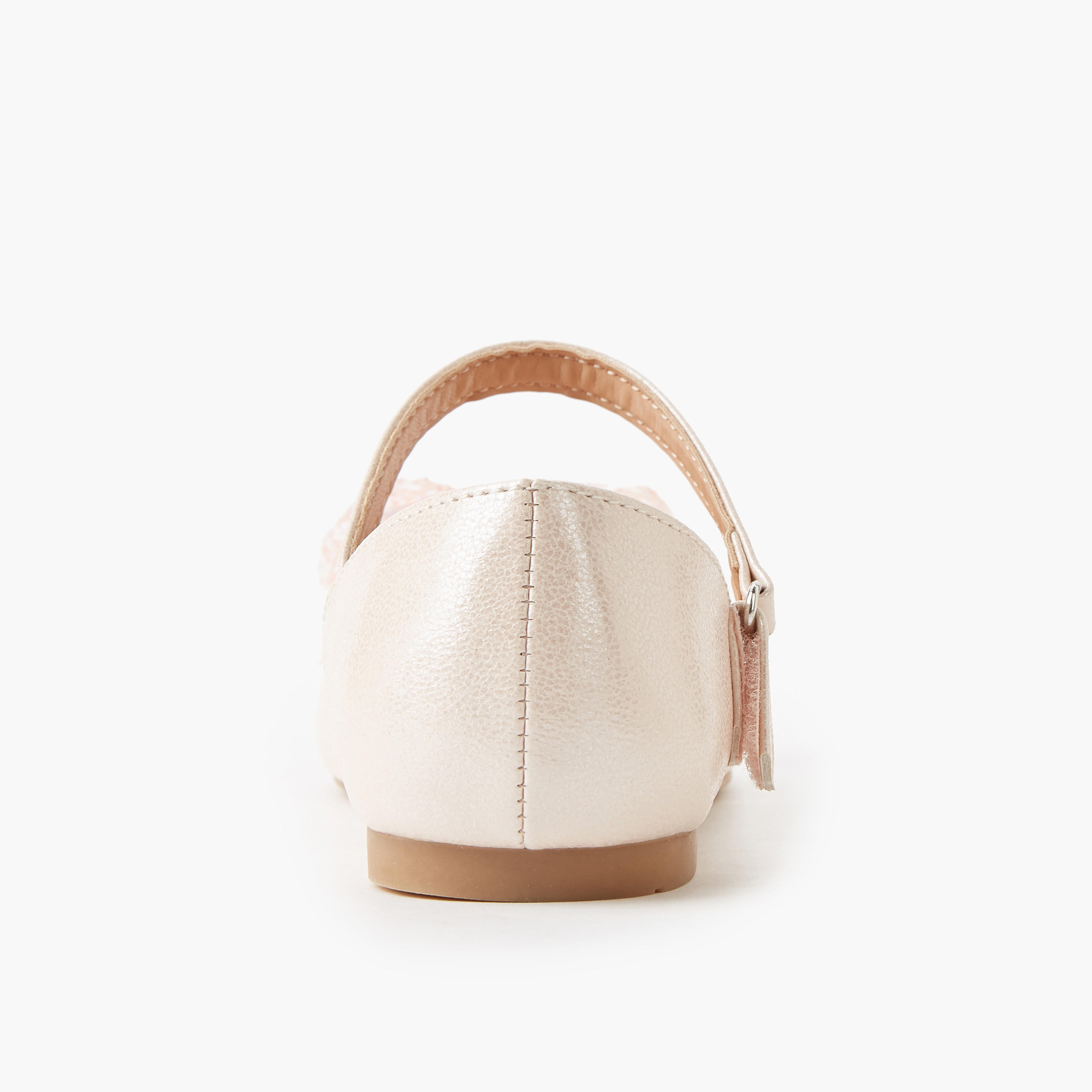 حذاء باليرينا بشريط إغلاق لاصق للبنات من فلورا بيلا-girls-shoes-ballerinas-image-4