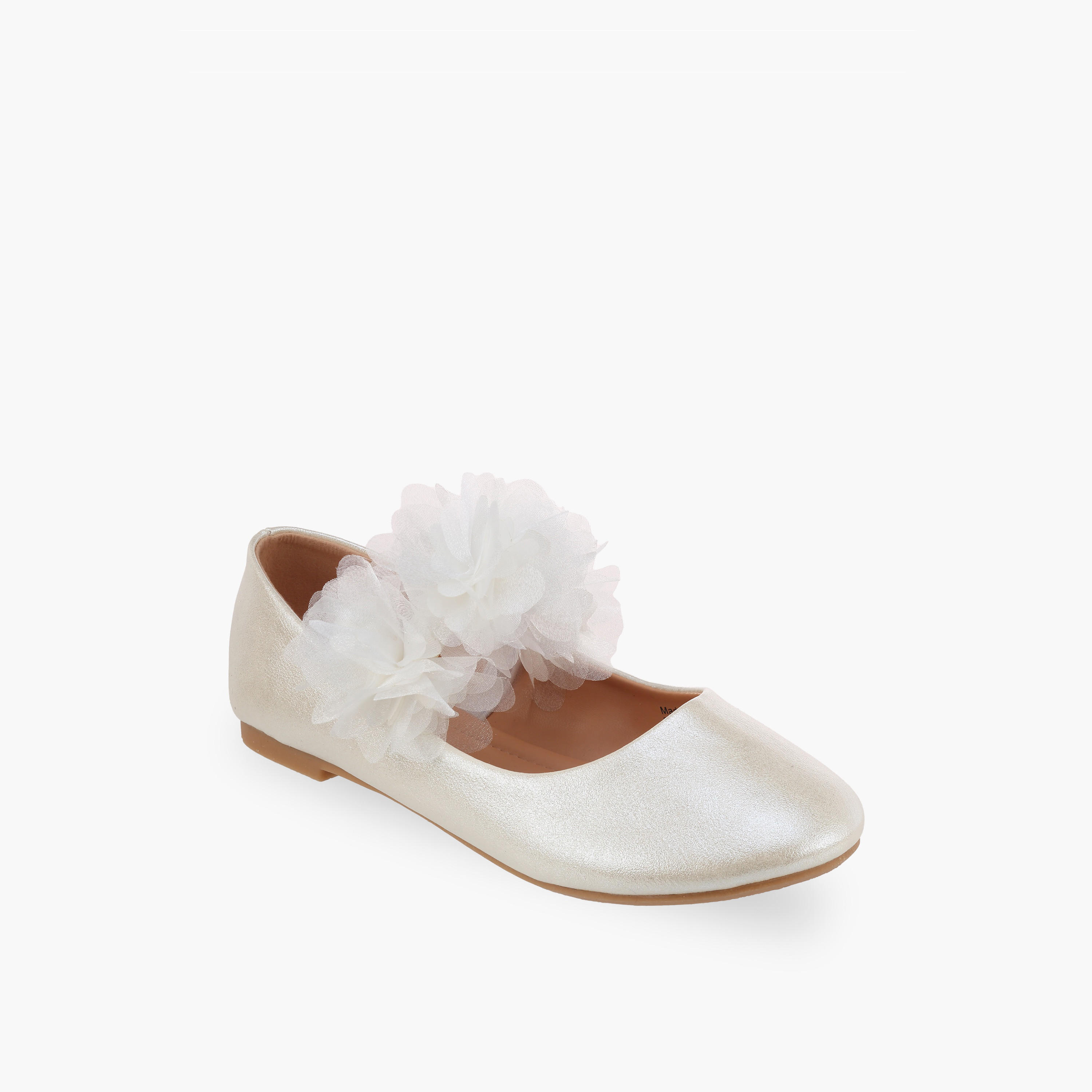 حذاء باليرينا مزين للبنات من فلورا بيلا-girls-shoes-ballerinas-image-2