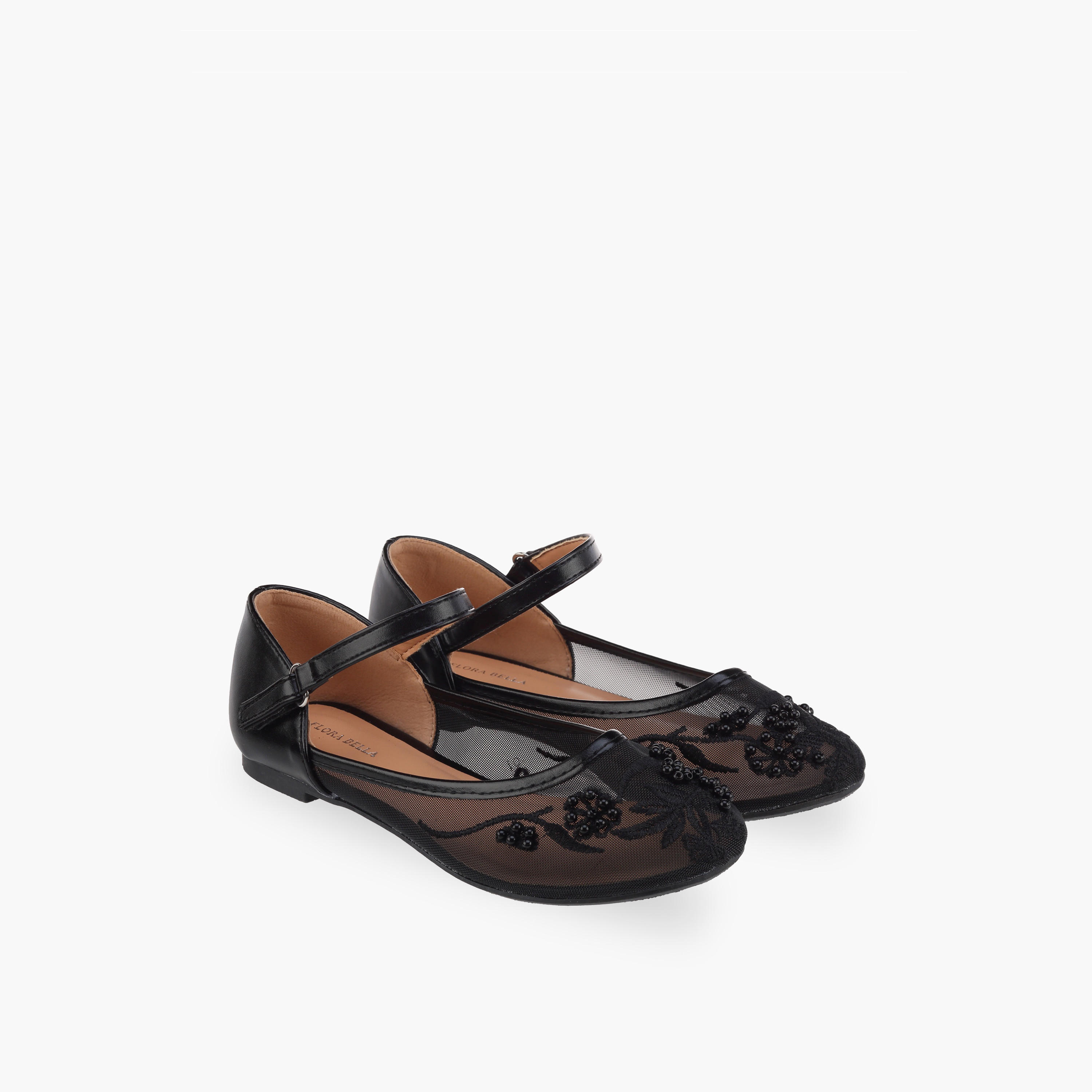 Flora Bella Girls Embroidered Mary Jane Shoes-girls-shoes-maryjanes-image-1