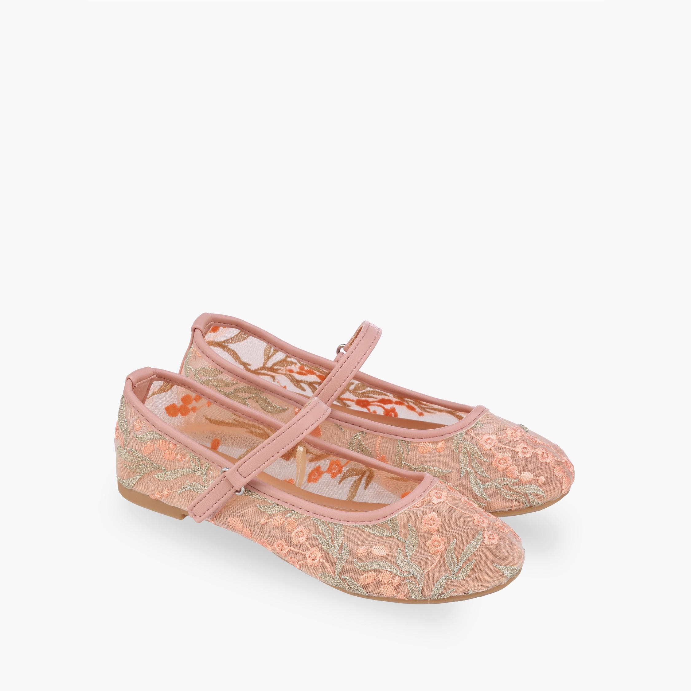 Flora Bella Girls Hook & Loop Mary Jane Shoes-girls-shoes-maryjanes-image-1