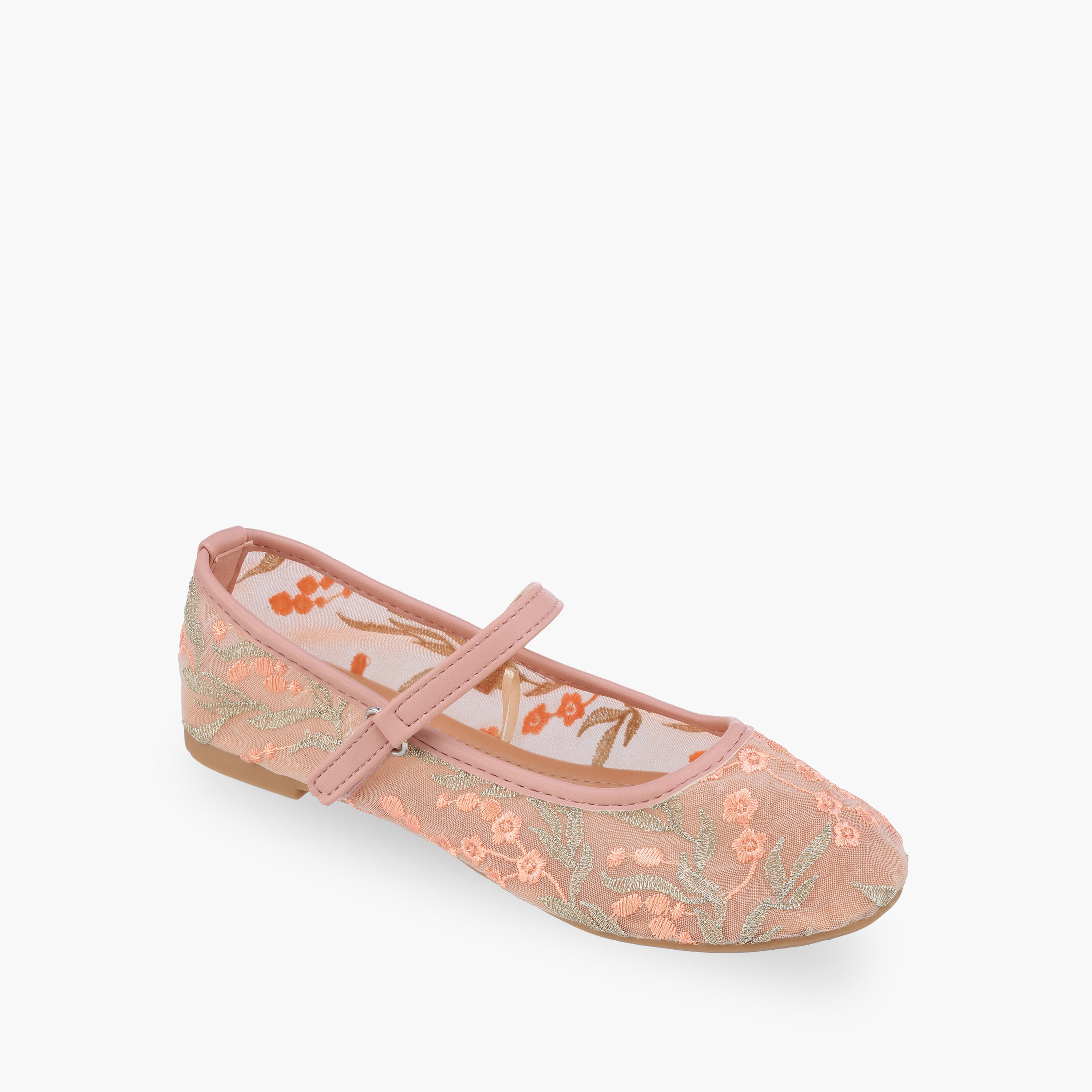 Flora Bella Girls Hook & Loop Mary Jane Shoes-girls-shoes-maryjanes-image-2