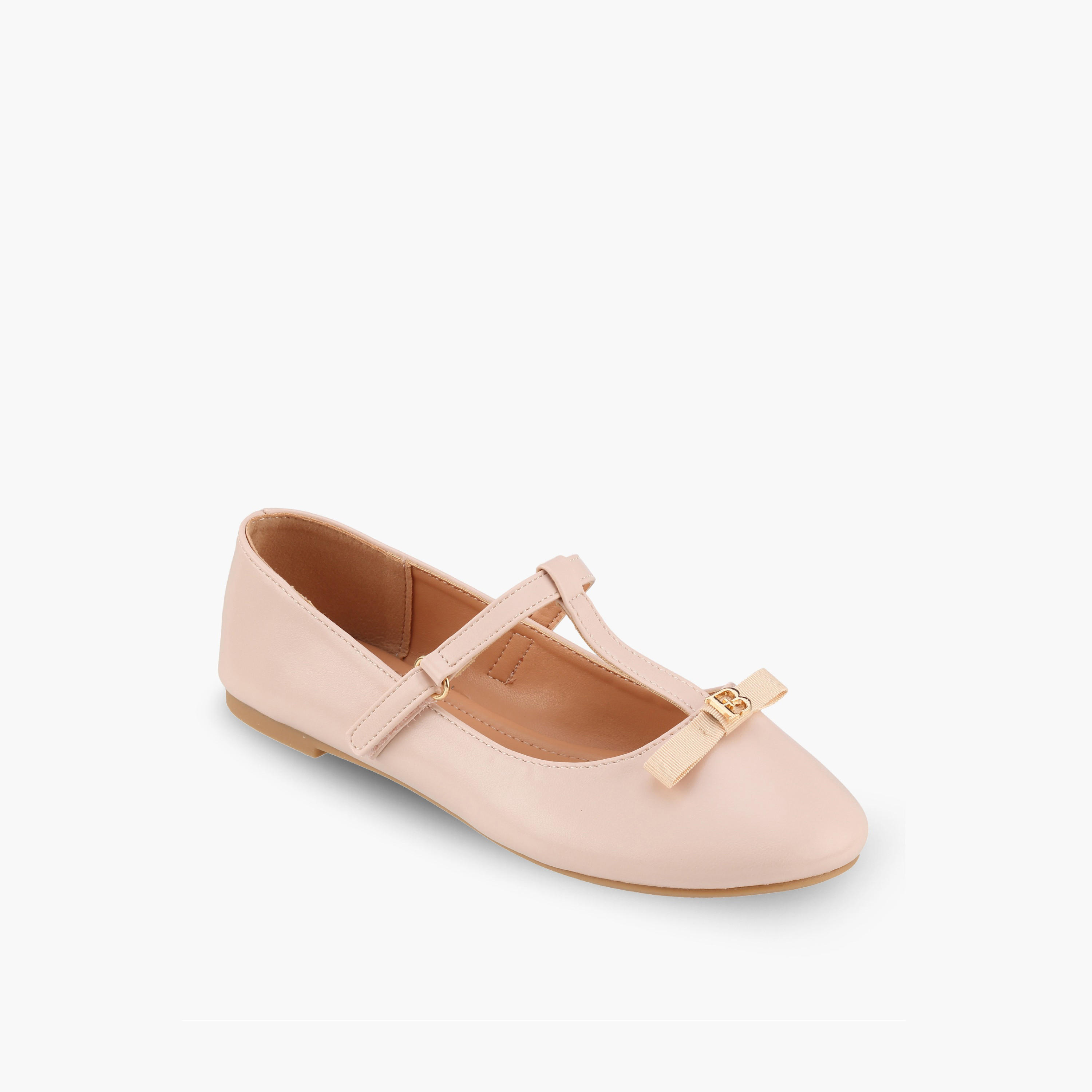 حذاء ماري جين بفيونكة للبنات من فلورا بيلا-girls-shoes-maryjanes-image-2