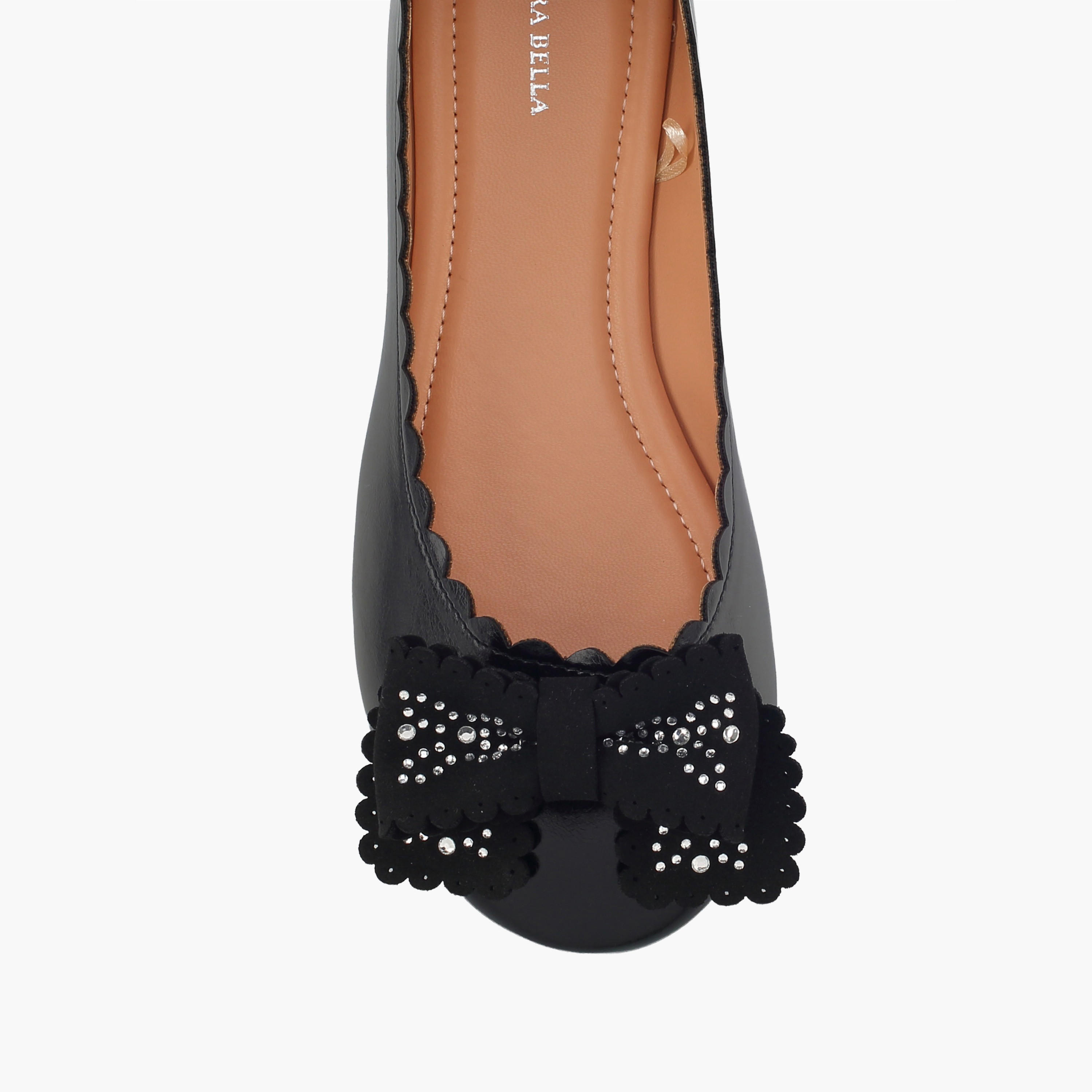 حذاء باليرينا بفيونكة مزينة للبنات من فلورا بيلا-girls-shoes-ballerinas-image-14