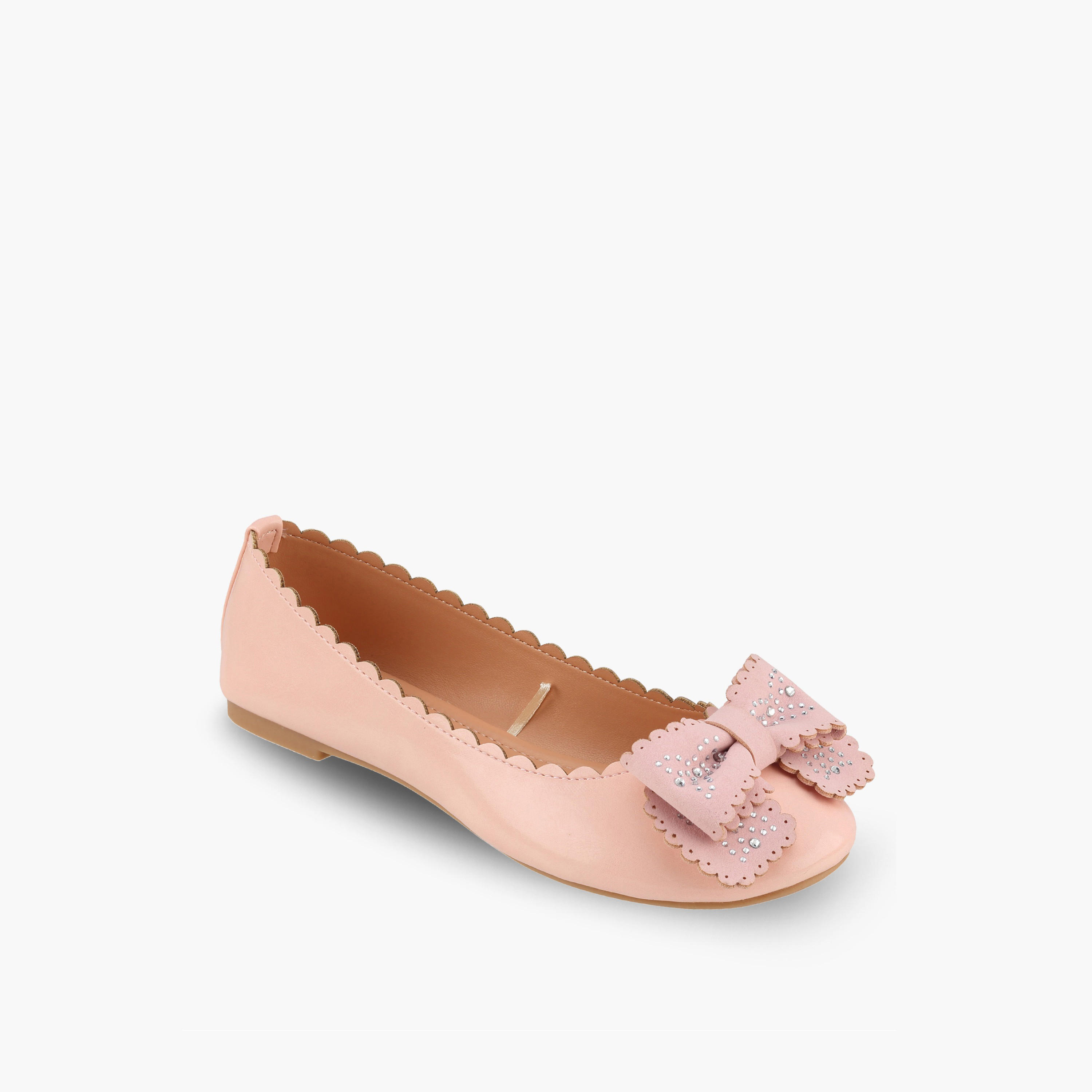حذاء باليرينا بفيونكة مزينة للبنات من فلورا بيلا-girls-shoes-ballerinas-image-2