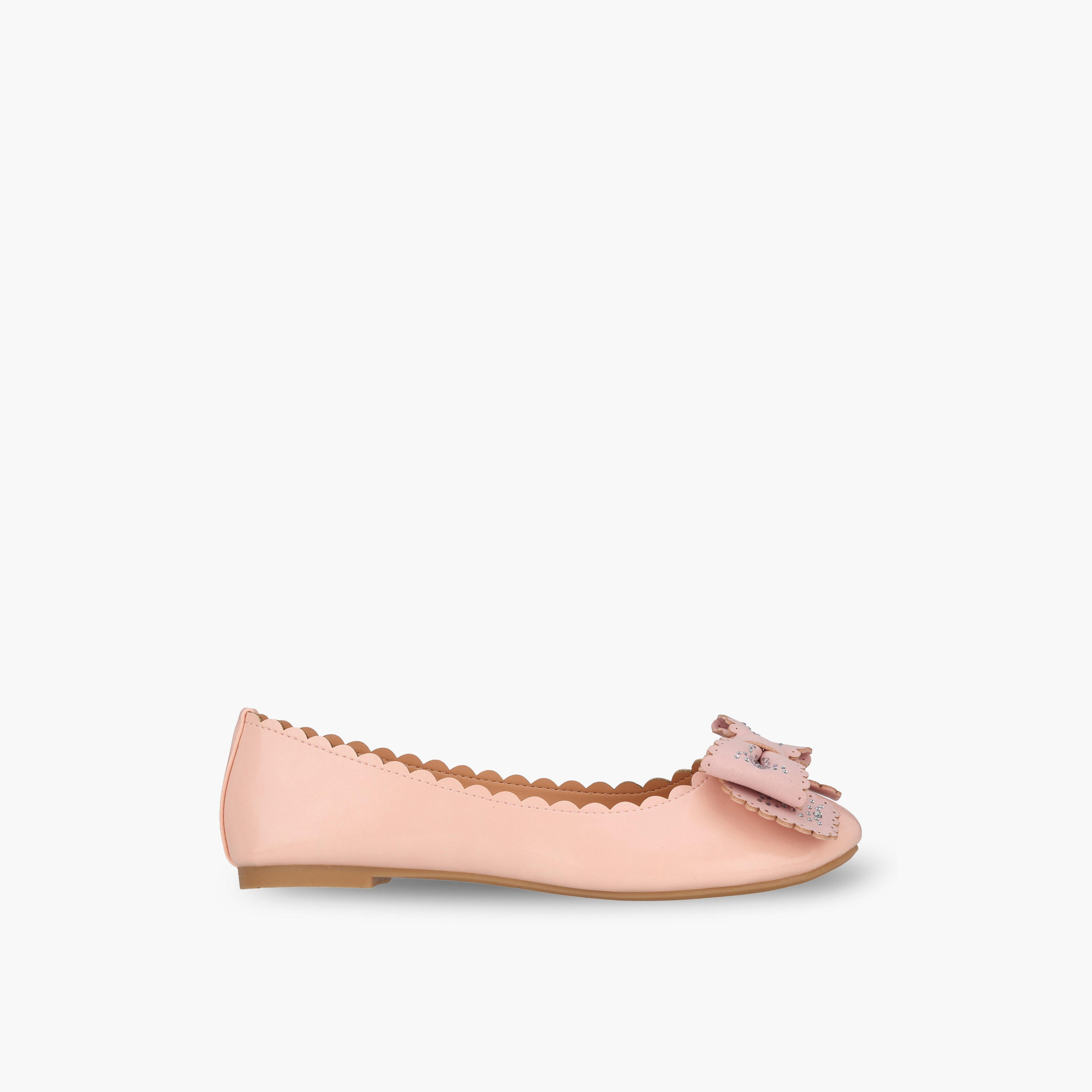 حذاء باليرينا بفيونكة مزينة للبنات من فلورا بيلا-girls-shoes-ballerinas-image-3