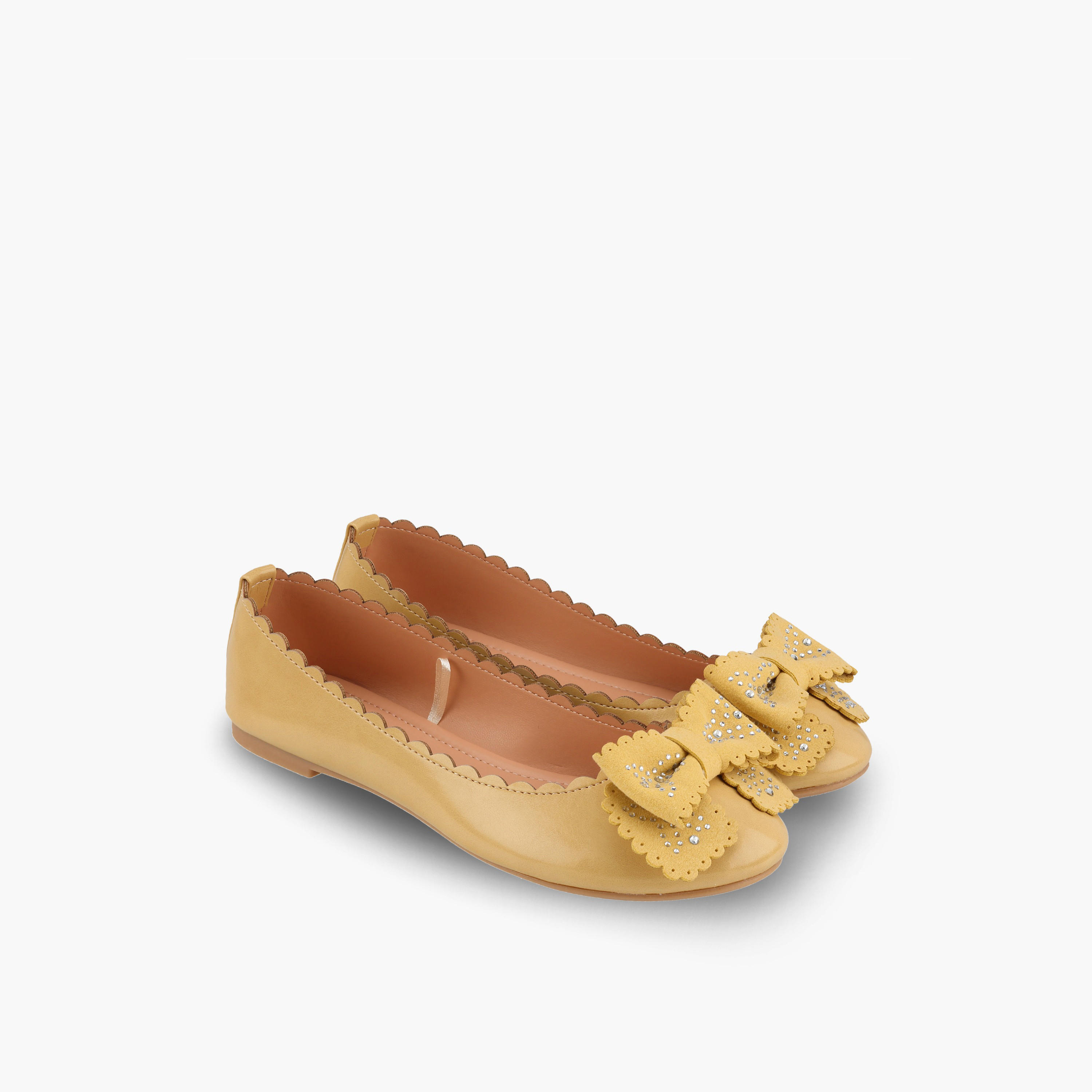 حذاء باليرينا بفيونكة مزينة للبنات من فلورا بيلا-girls-shoes-ballerinas-image-6
