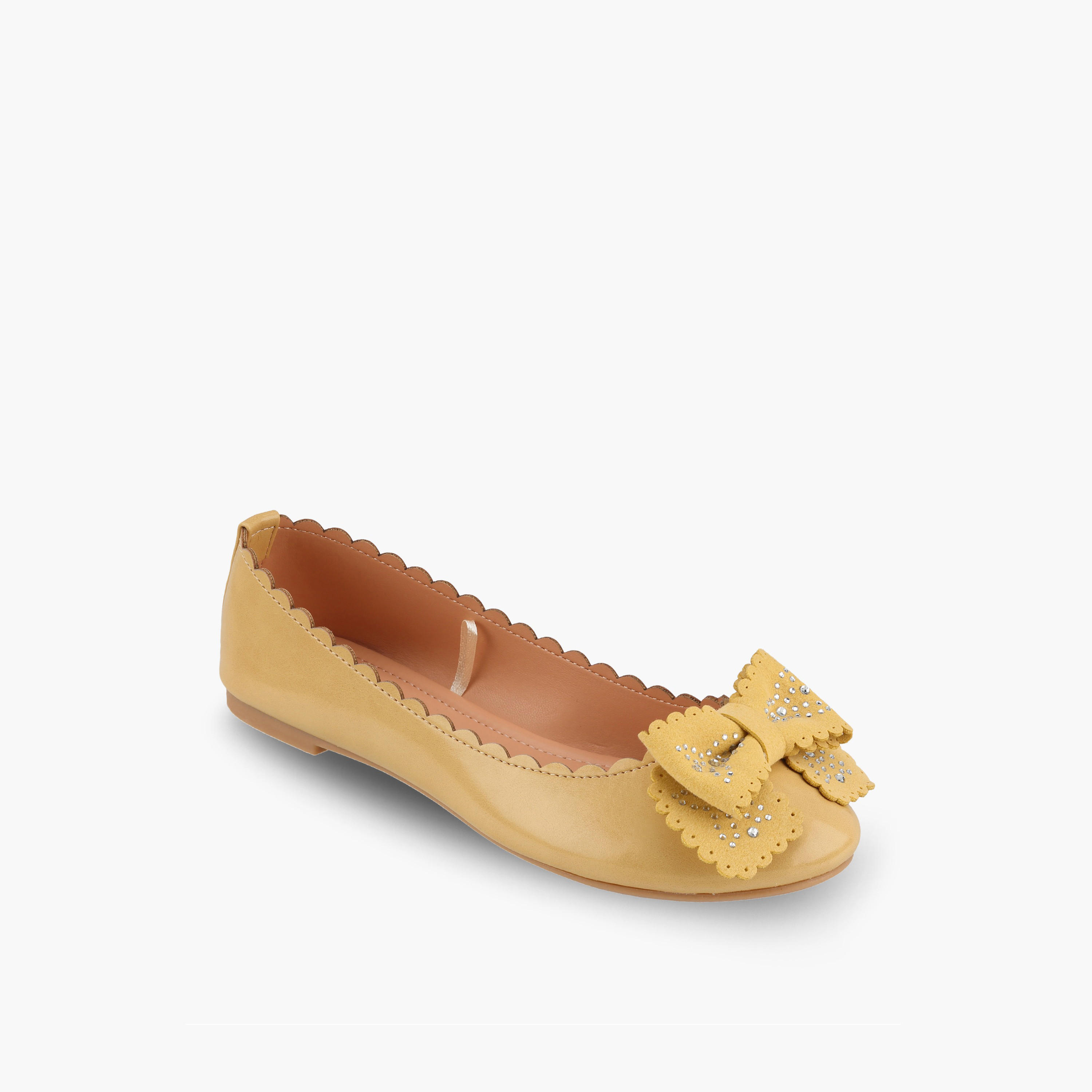 حذاء باليرينا بفيونكة مزينة للبنات من فلورا بيلا-girls-shoes-ballerinas-image-7