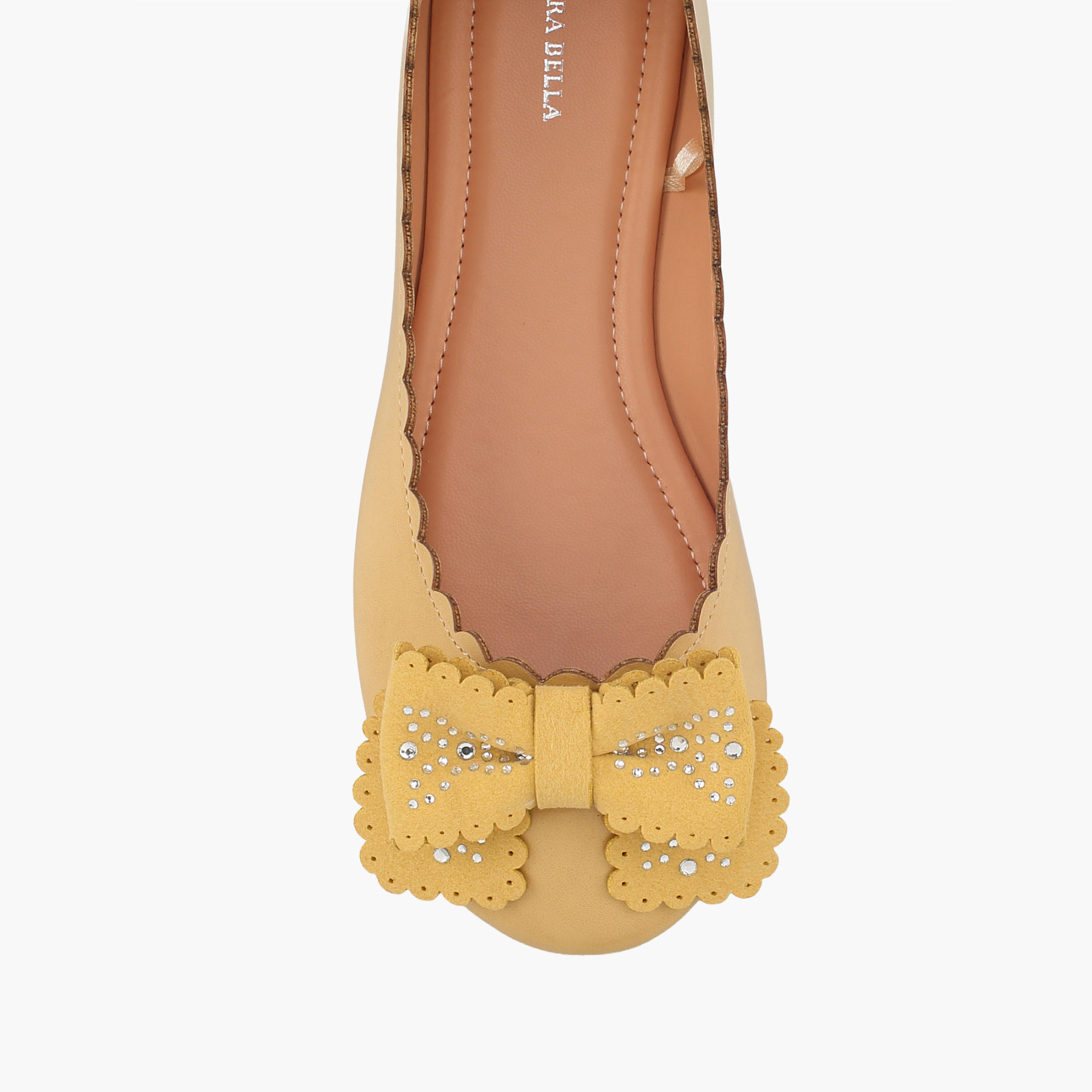 حذاء باليرينا بفيونكة مزينة للبنات من فلورا بيلا-girls-shoes-ballerinas-image-9