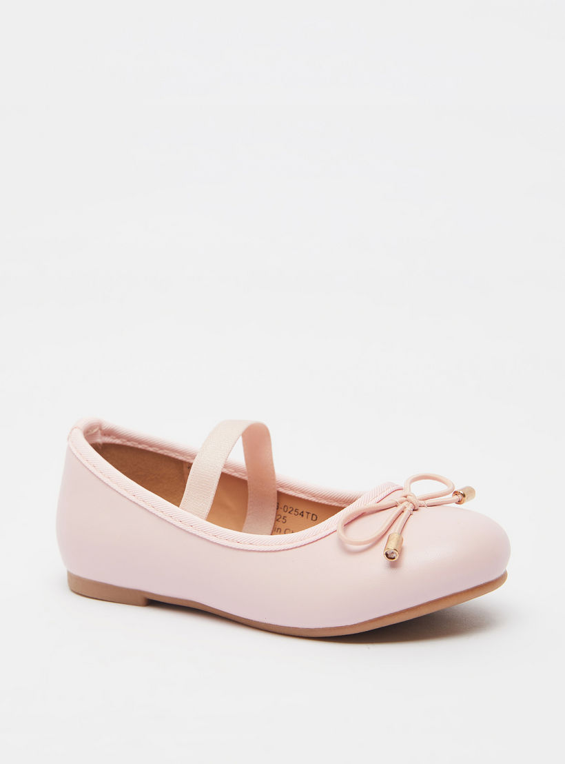 حذاء باليرينا بمقدمة مستديرة وبطانة من جونيورز-girls-shoes-ballerinas-image-2