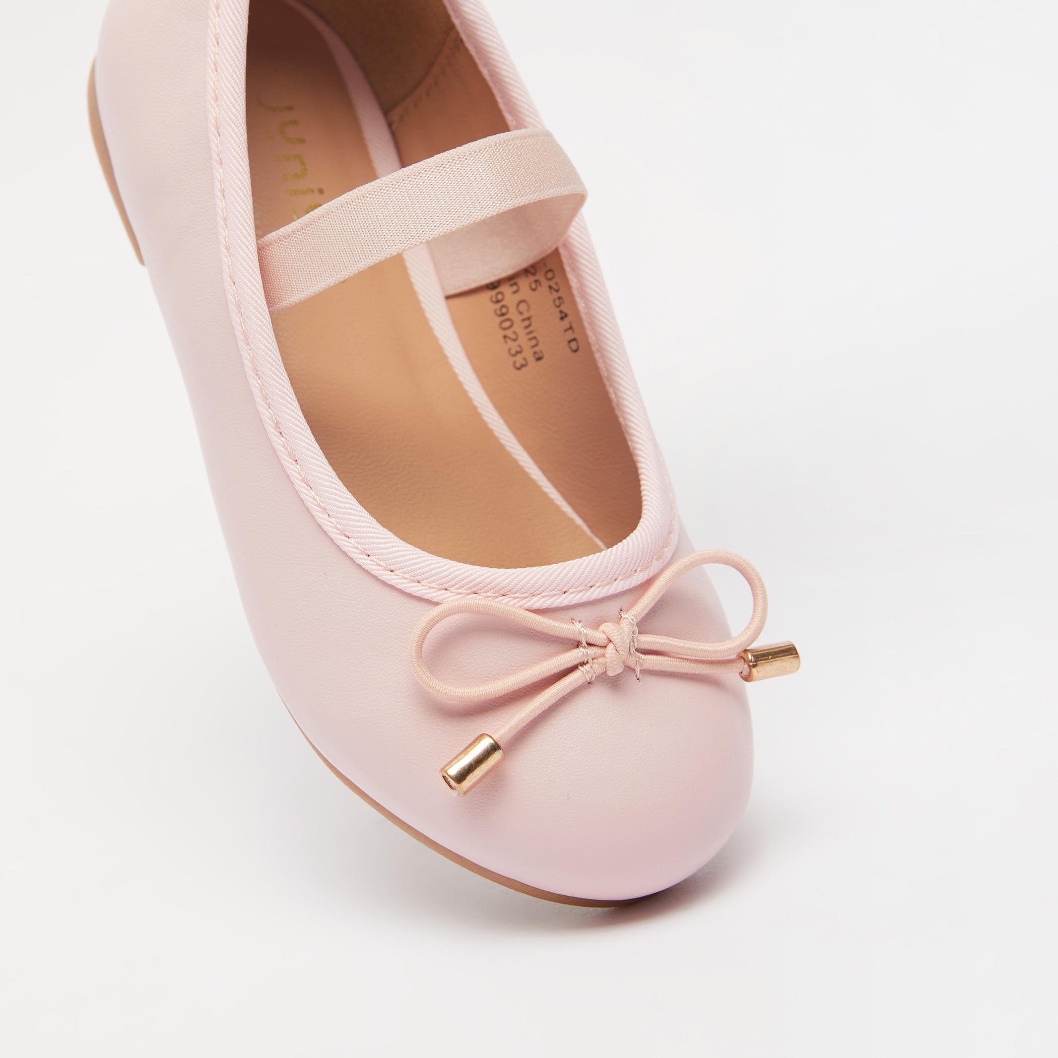 Juniors Round Toe Ballerina Shoes with Cushioning-girls-shoes-ballerinas-image-4