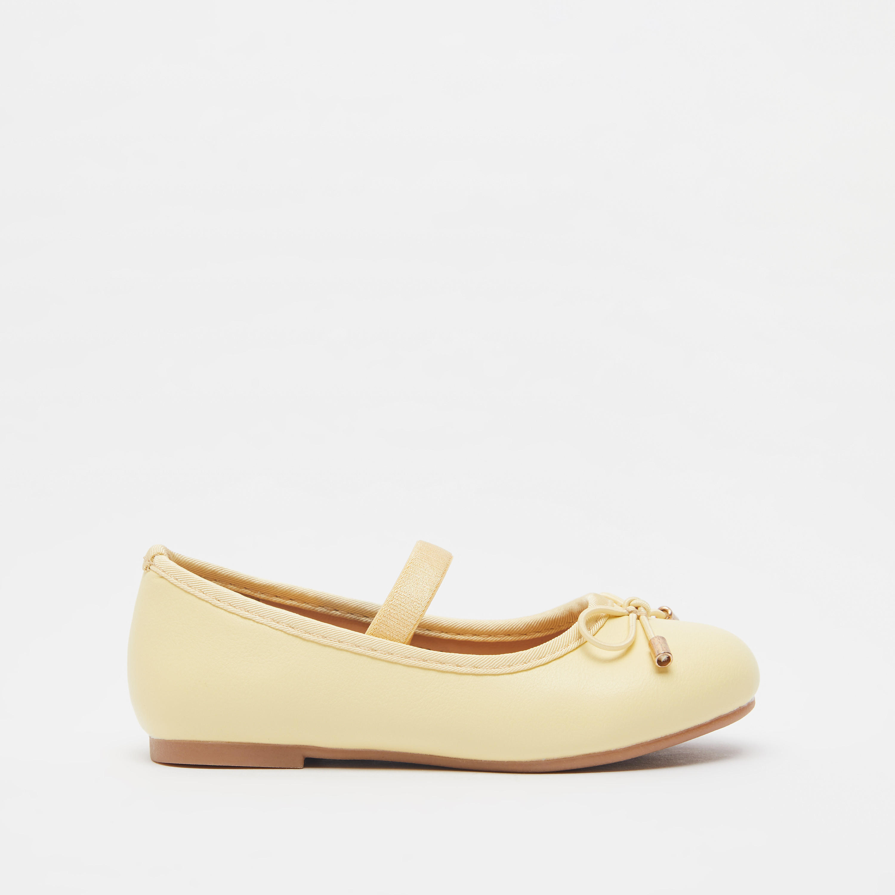 Juniors Round Toe Ballerina Shoes with Cushioning-girls-shoes-ballerinas-image-1