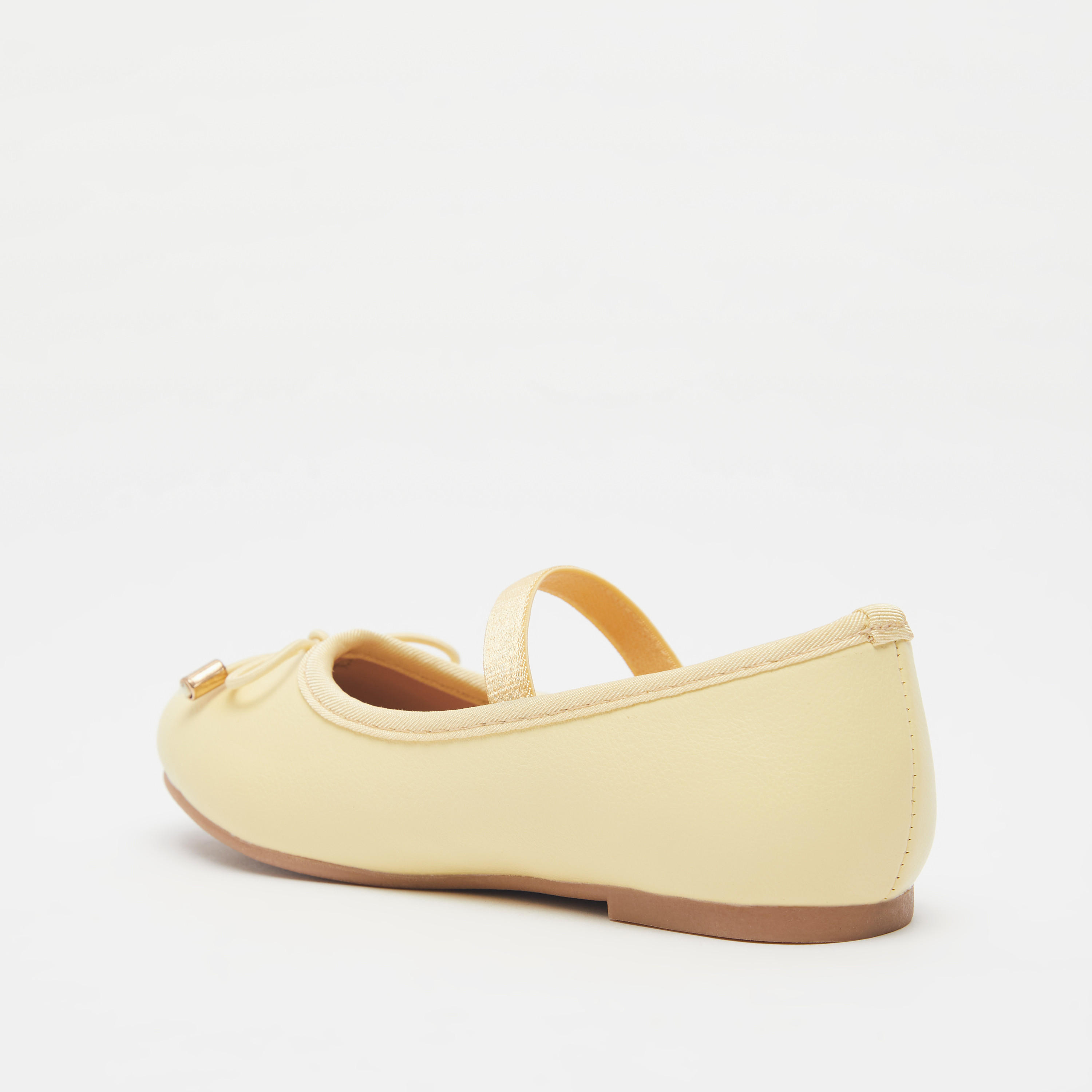 Juniors Round Toe Ballerina Shoes with Cushioning-girls-shoes-ballerinas-image-3