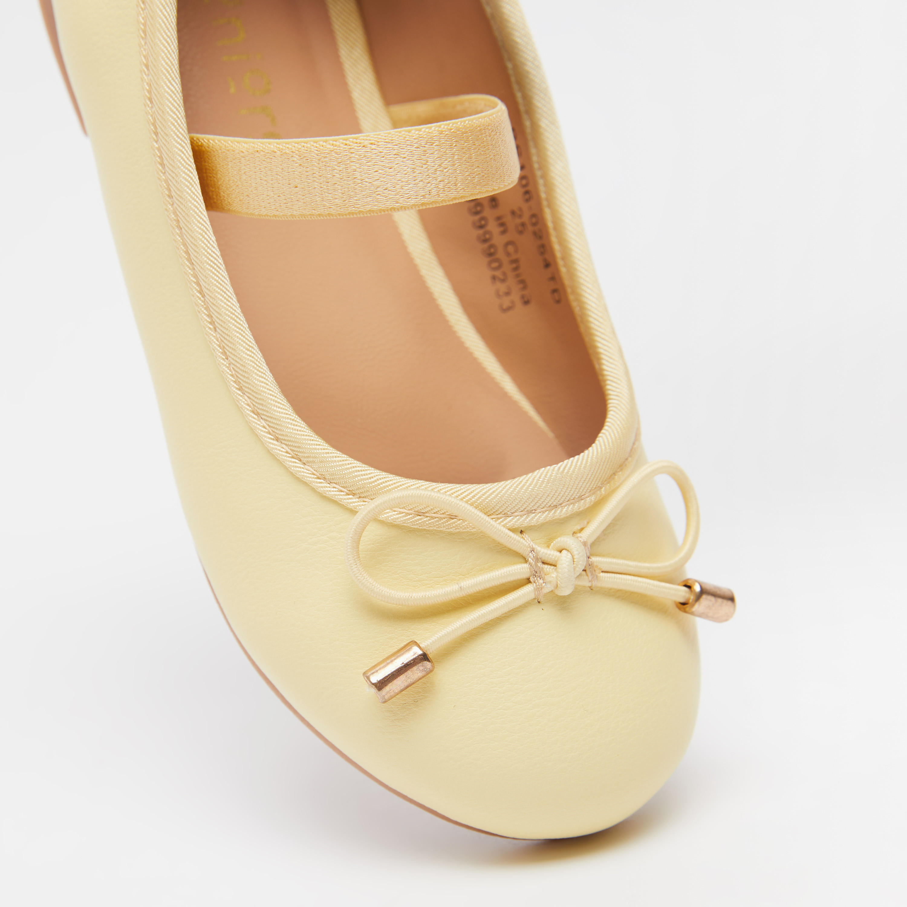 Juniors Round Toe Ballerina Shoes with Cushioning-girls-shoes-ballerinas-image-4