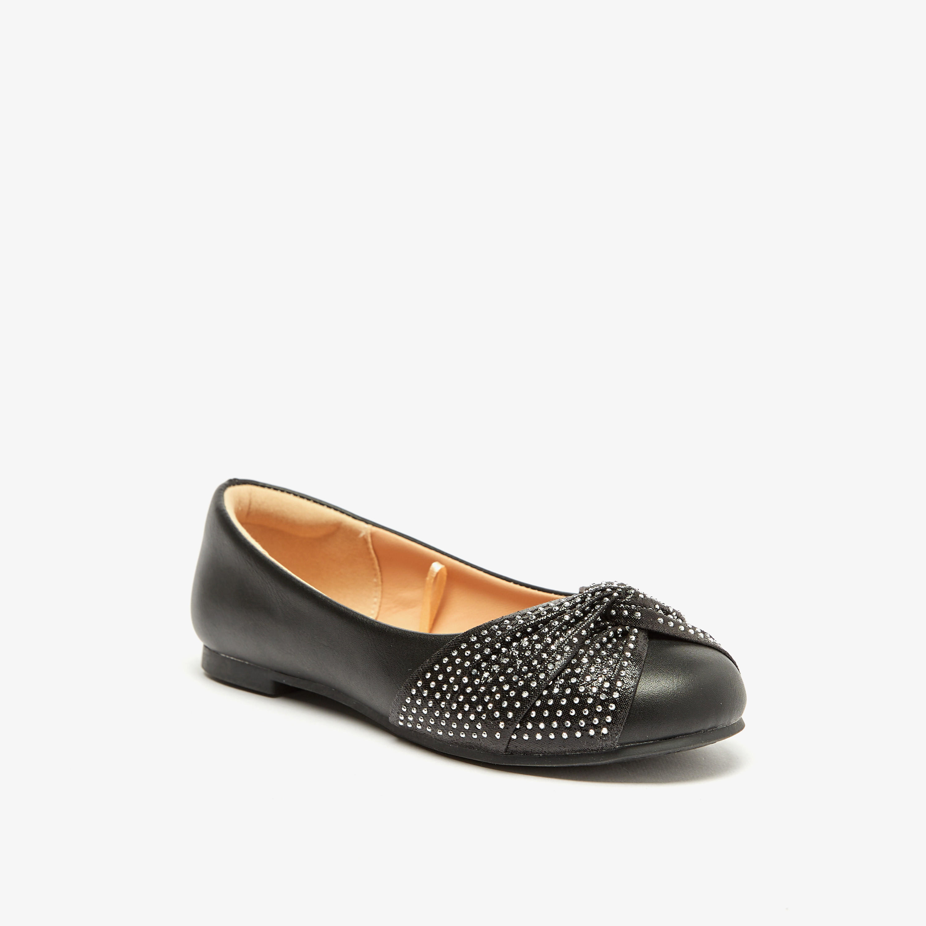 Celeste Girls' Embellished Slip-On Ballerina Shoes-girls-shoes-ballerinas-image-1
