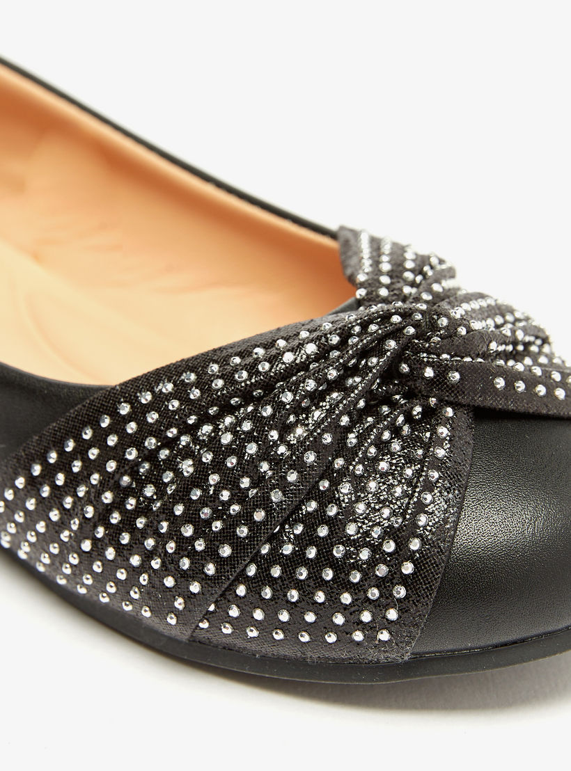 Celeste Girls' Embellished Slip-On Ballerina Shoes-girls-shoes-ballerinas-image-5