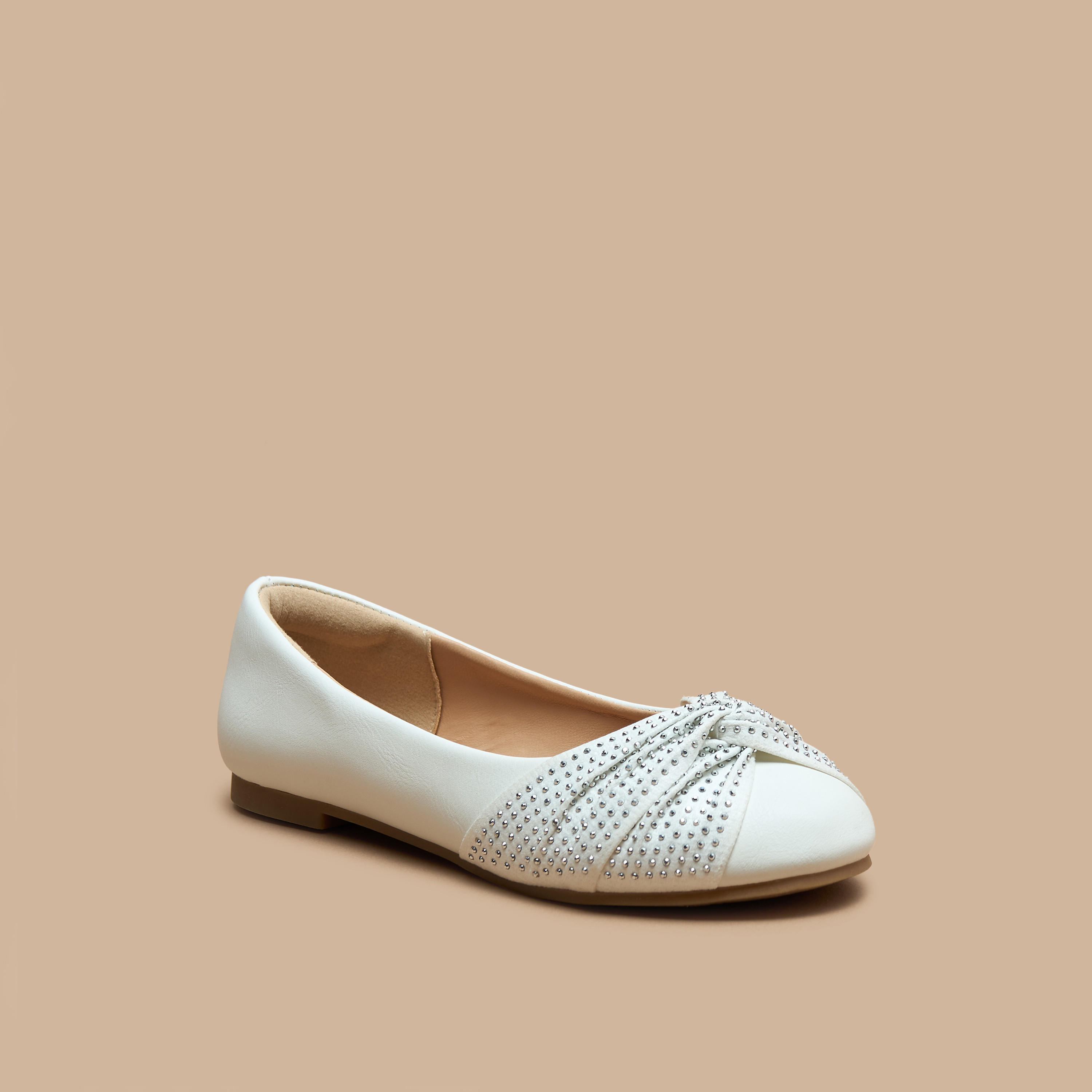 حذاء باليرينا مزيّن سهل الارتداء للفتيات من سيليست-girls-shoes-ballerinas-image-1