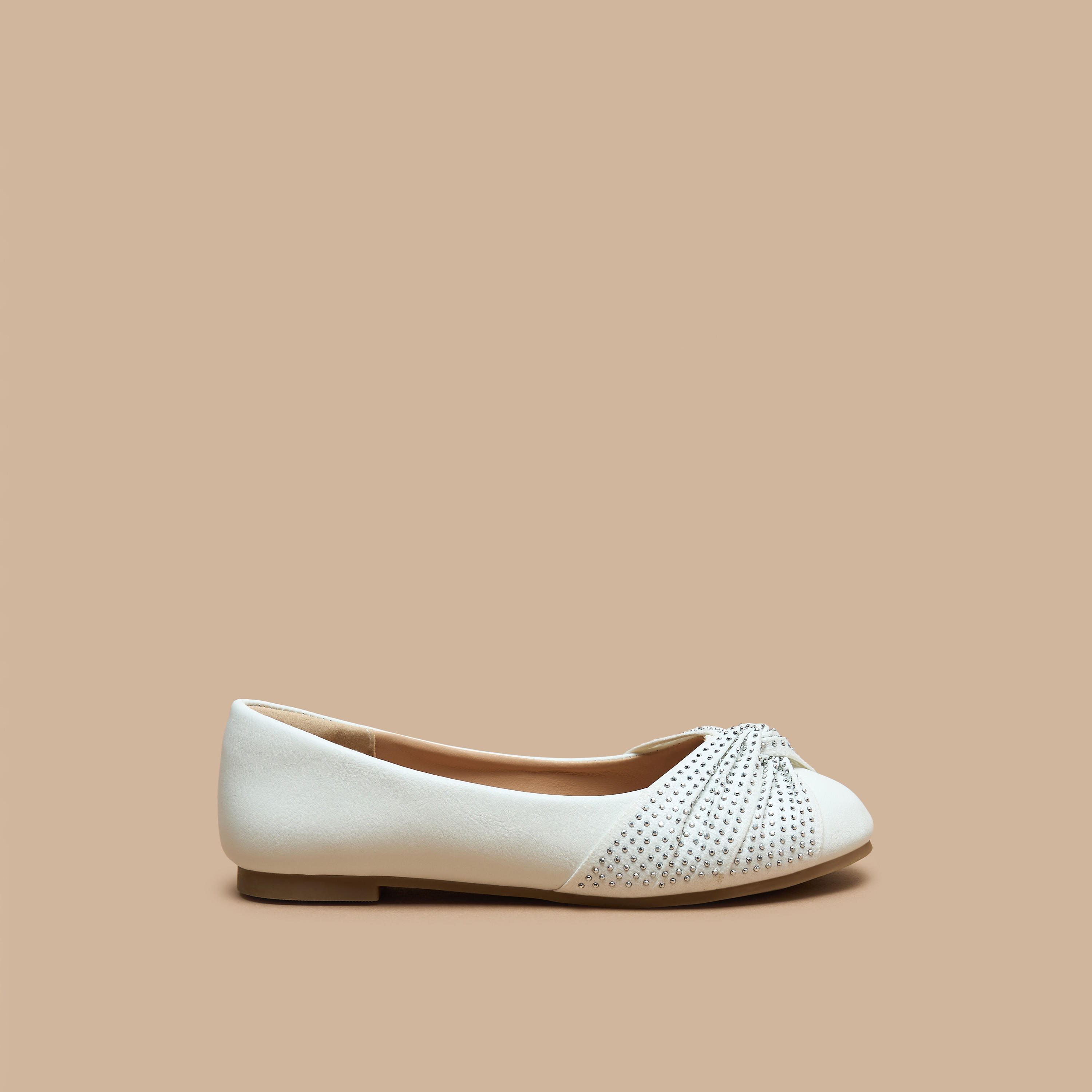 حذاء باليرينا مزيّن سهل الارتداء للفتيات من سيليست-girls-shoes-ballerinas-image-3
