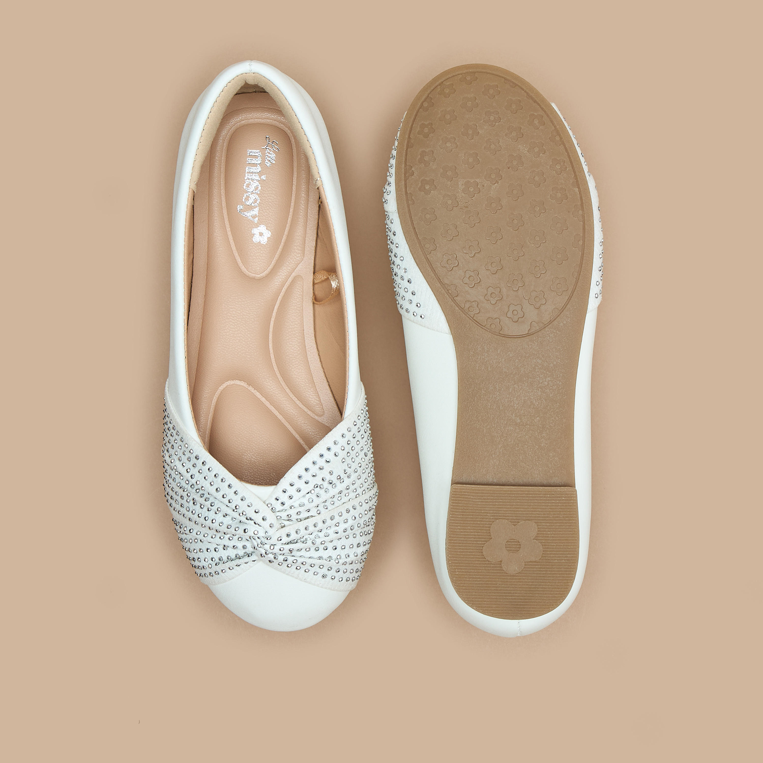 حذاء باليرينا مزيّن سهل الارتداء للفتيات من سيليست-girls-shoes-ballerinas-image-4