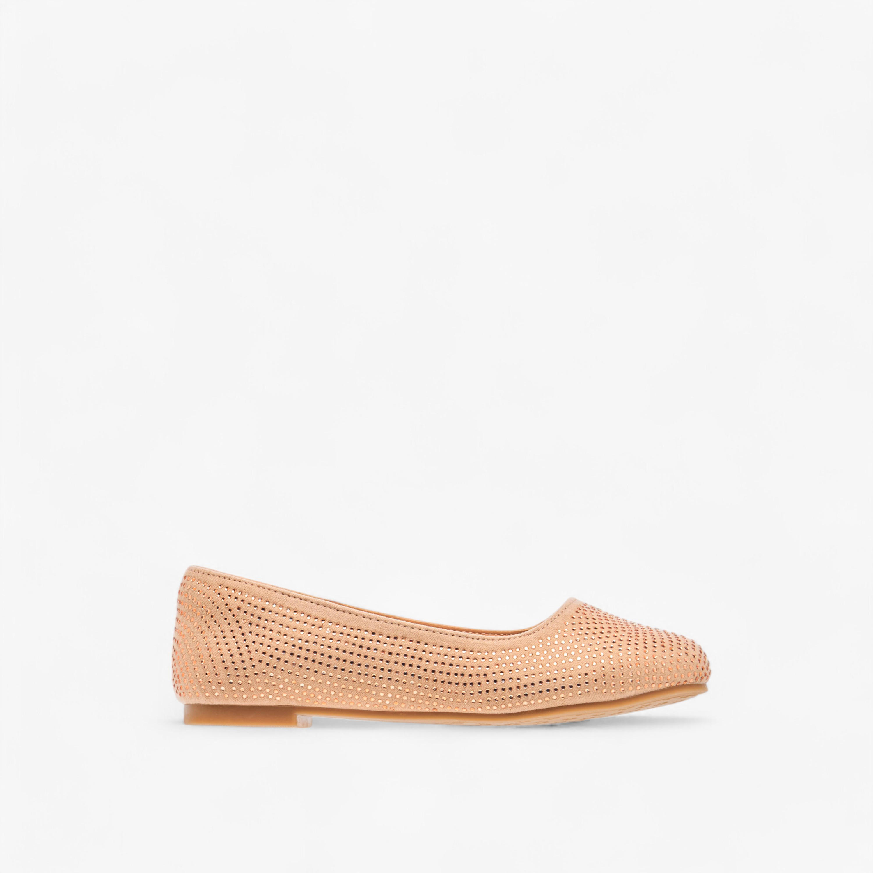 Celeste Girls' Embellished Slip-On Ballerina Shoes-girls-shoes-ballerinas-image-3
