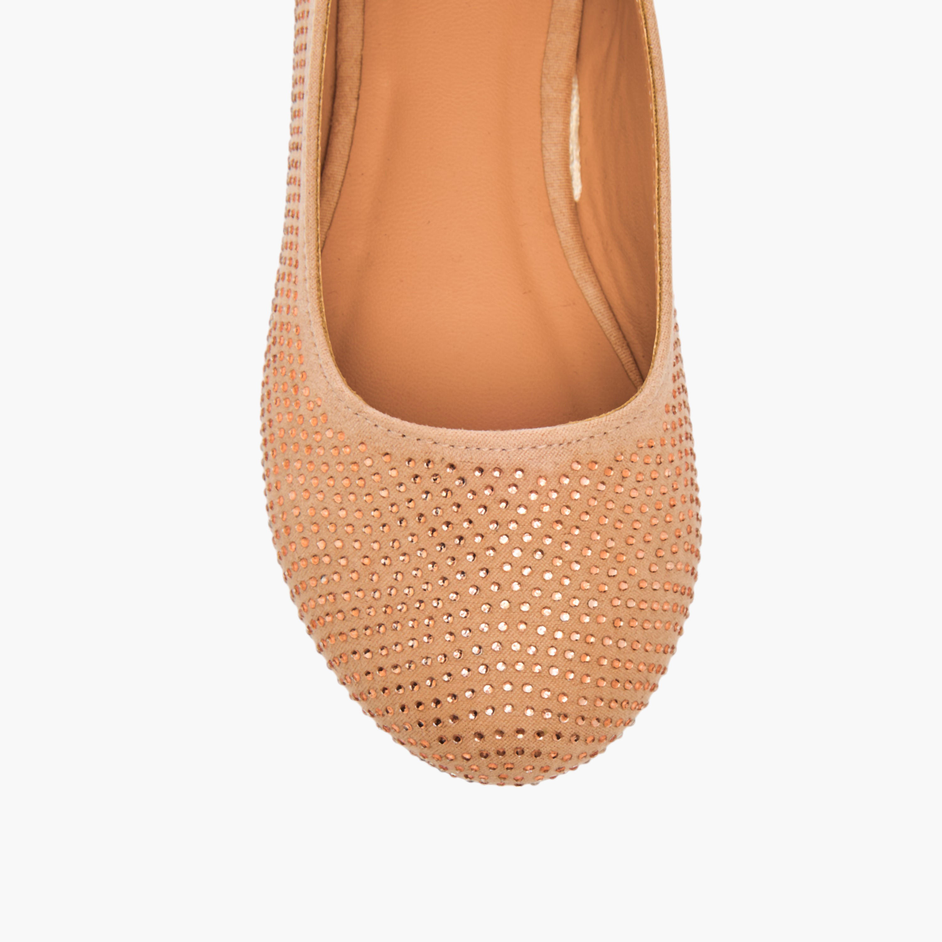 Celeste Girls' Embellished Slip-On Ballerina Shoes-girls-shoes-ballerinas-image-4