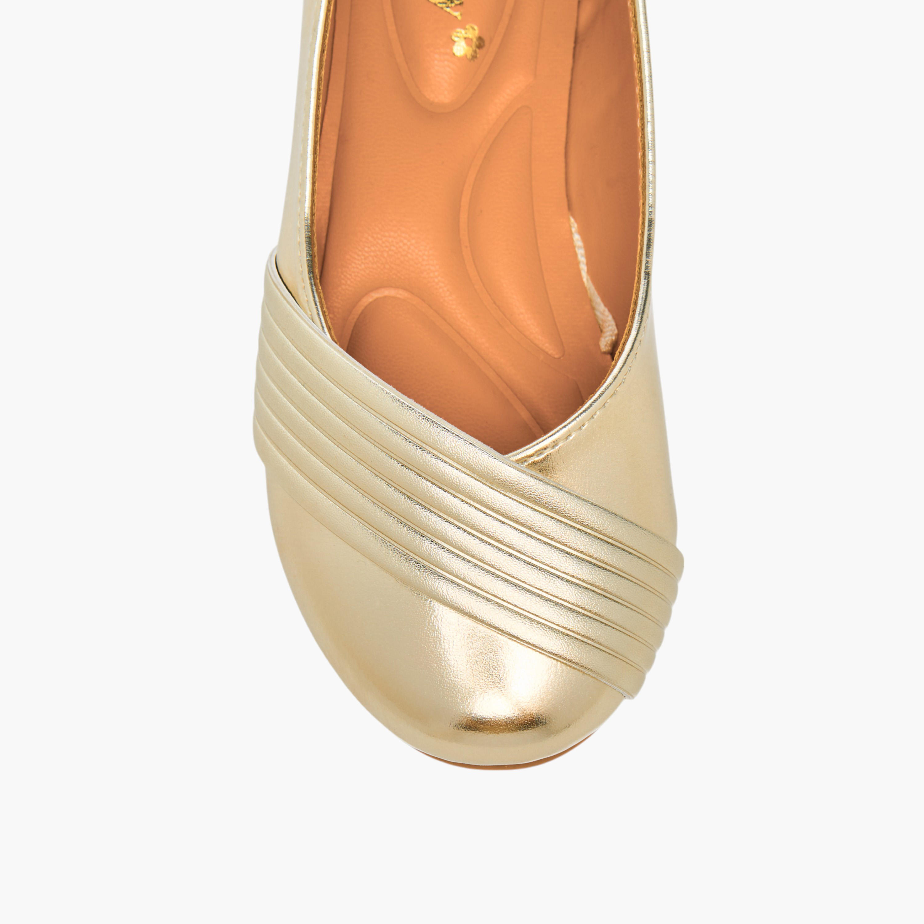 Little Missy Solid Slip-On Ballerina Shoes-girls-shoes-ballerinas-image-4
