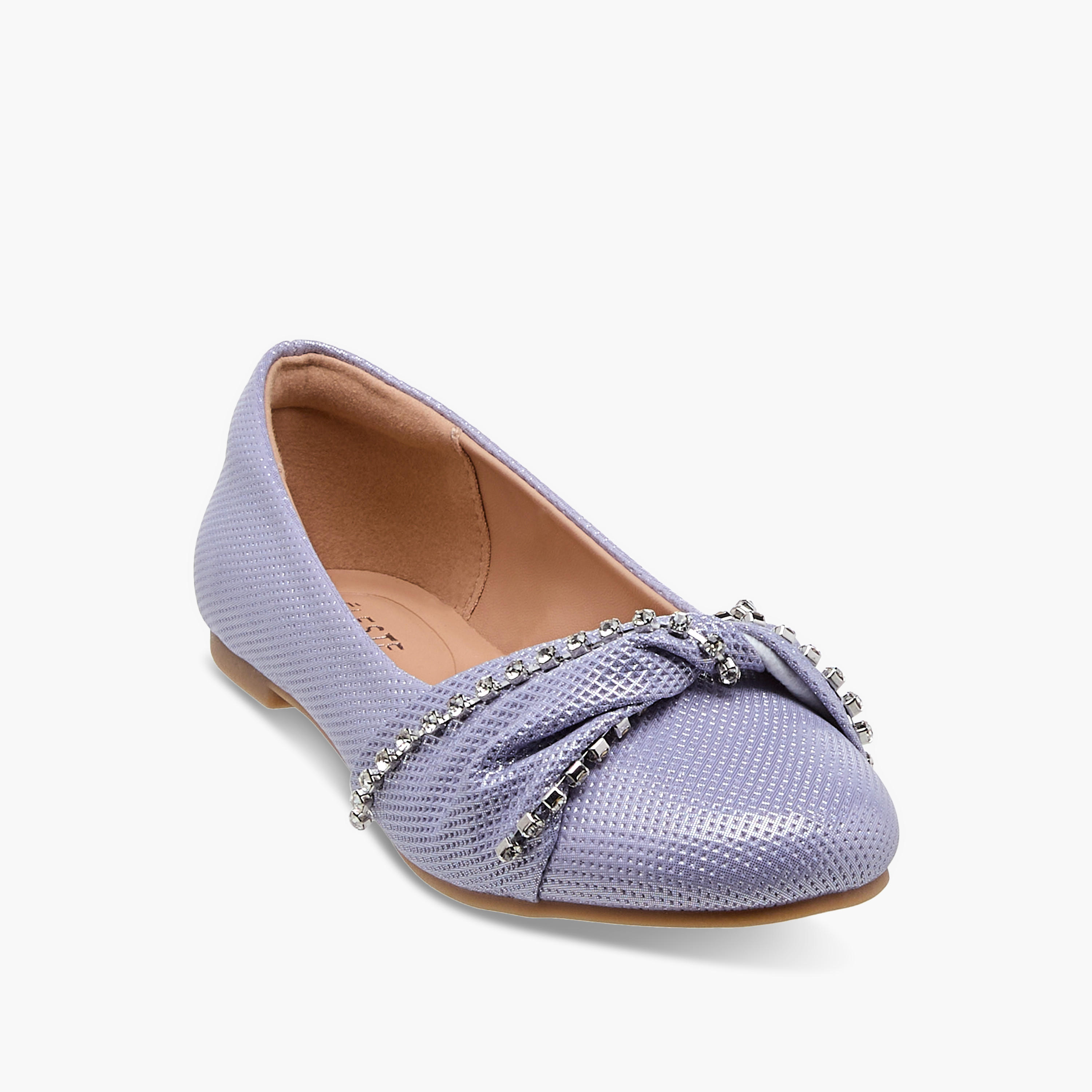 Celeste Girls' Embellished Slip-On Ballerina Shoes-girls-shoes-ballerinas-image-2