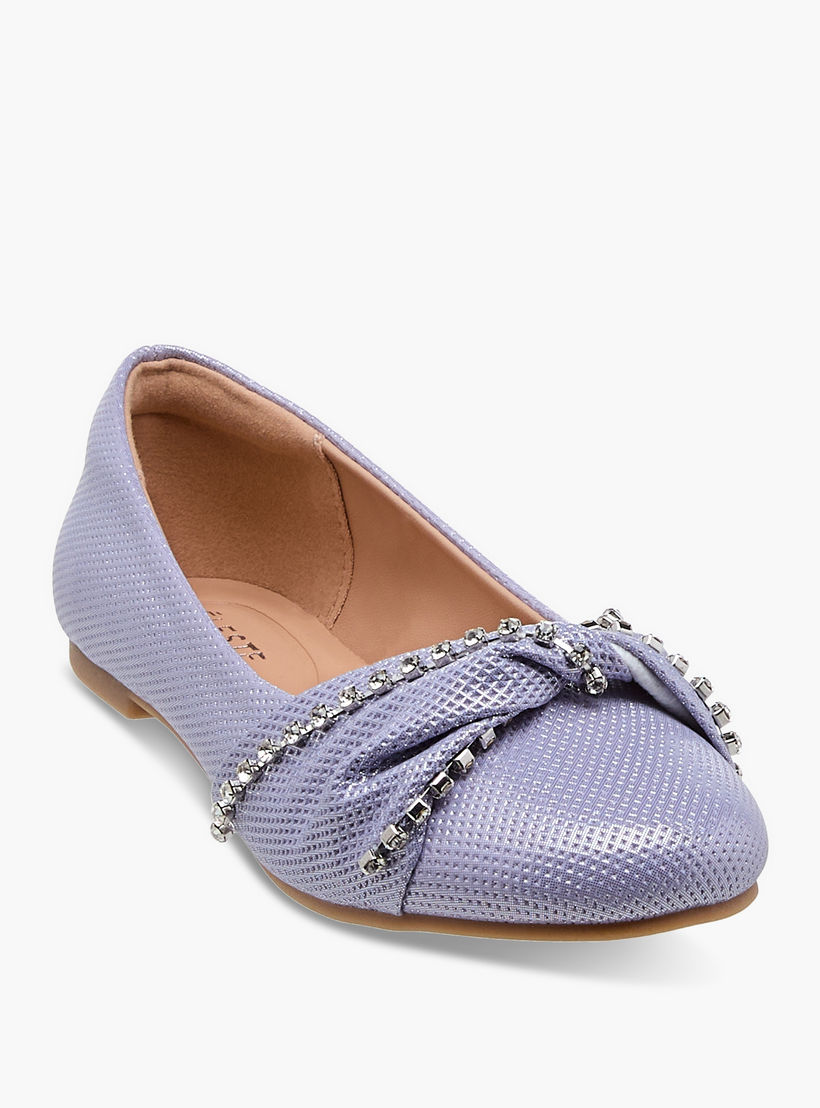 Celeste Girls' Embellished Slip-On Ballerina Shoes-girls-shoes-ballerinas-image-2
