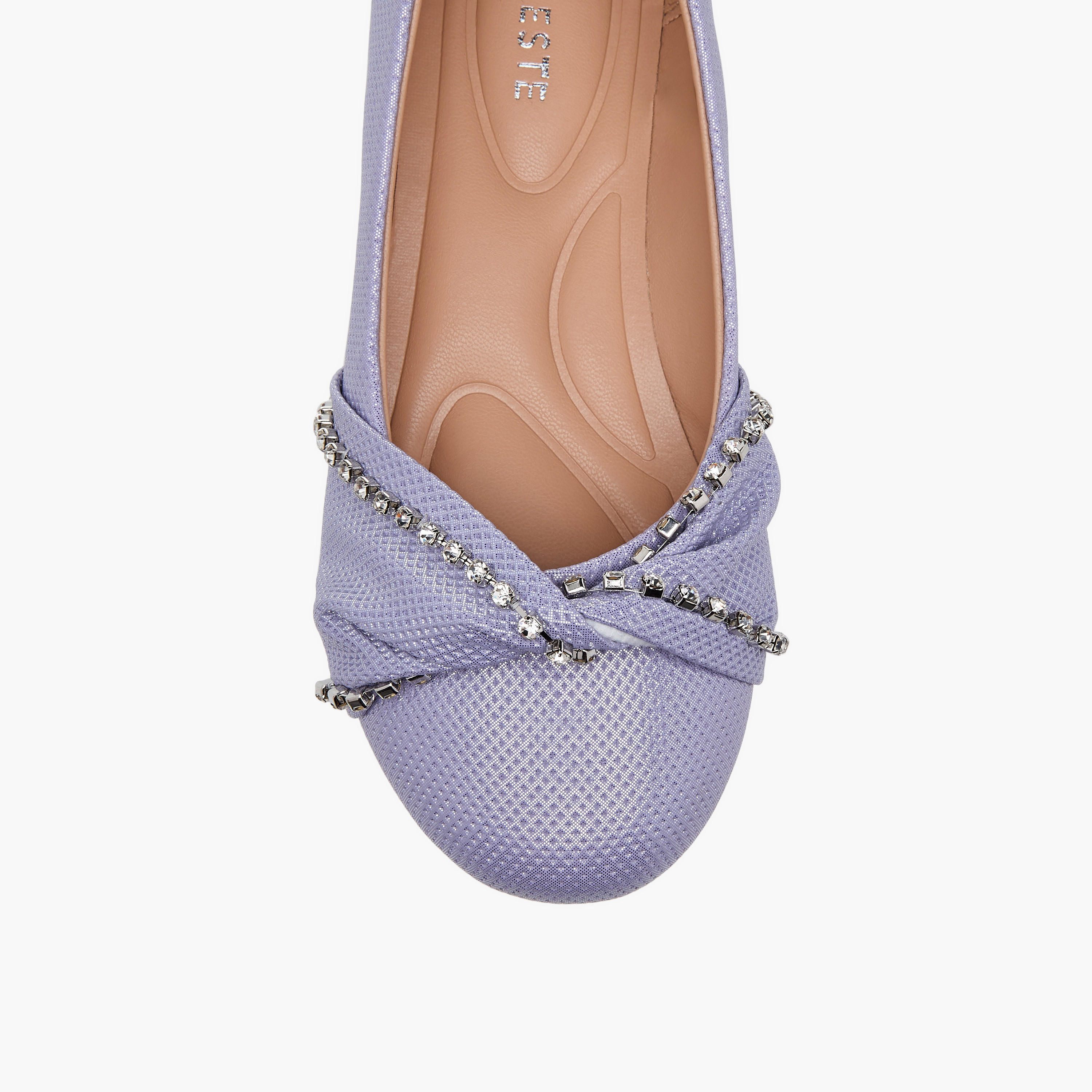 Celeste Girls' Embellished Slip-On Ballerina Shoes-girls-shoes-ballerinas-image-4