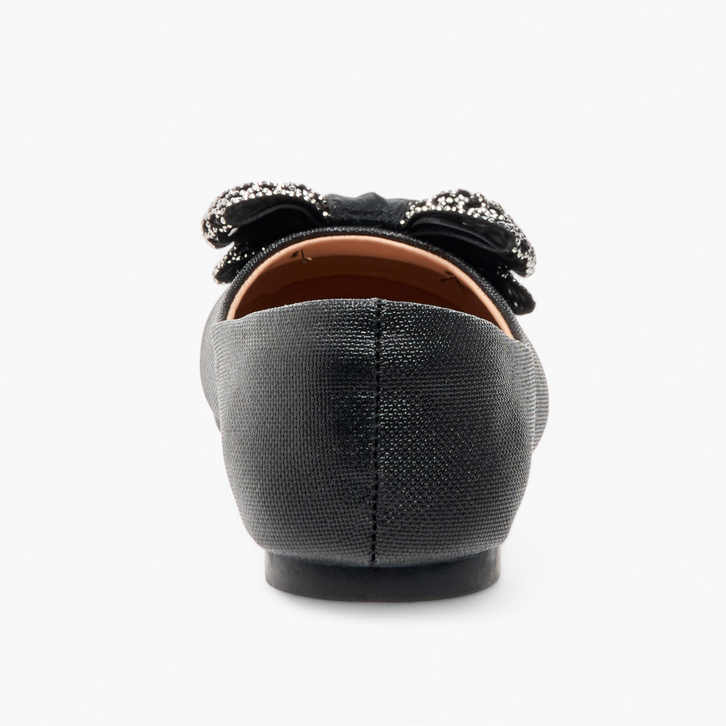 Little Missy Bow Embellished Slip-On Ballerina Shoes-girls-shoes-ballerinas-image-5