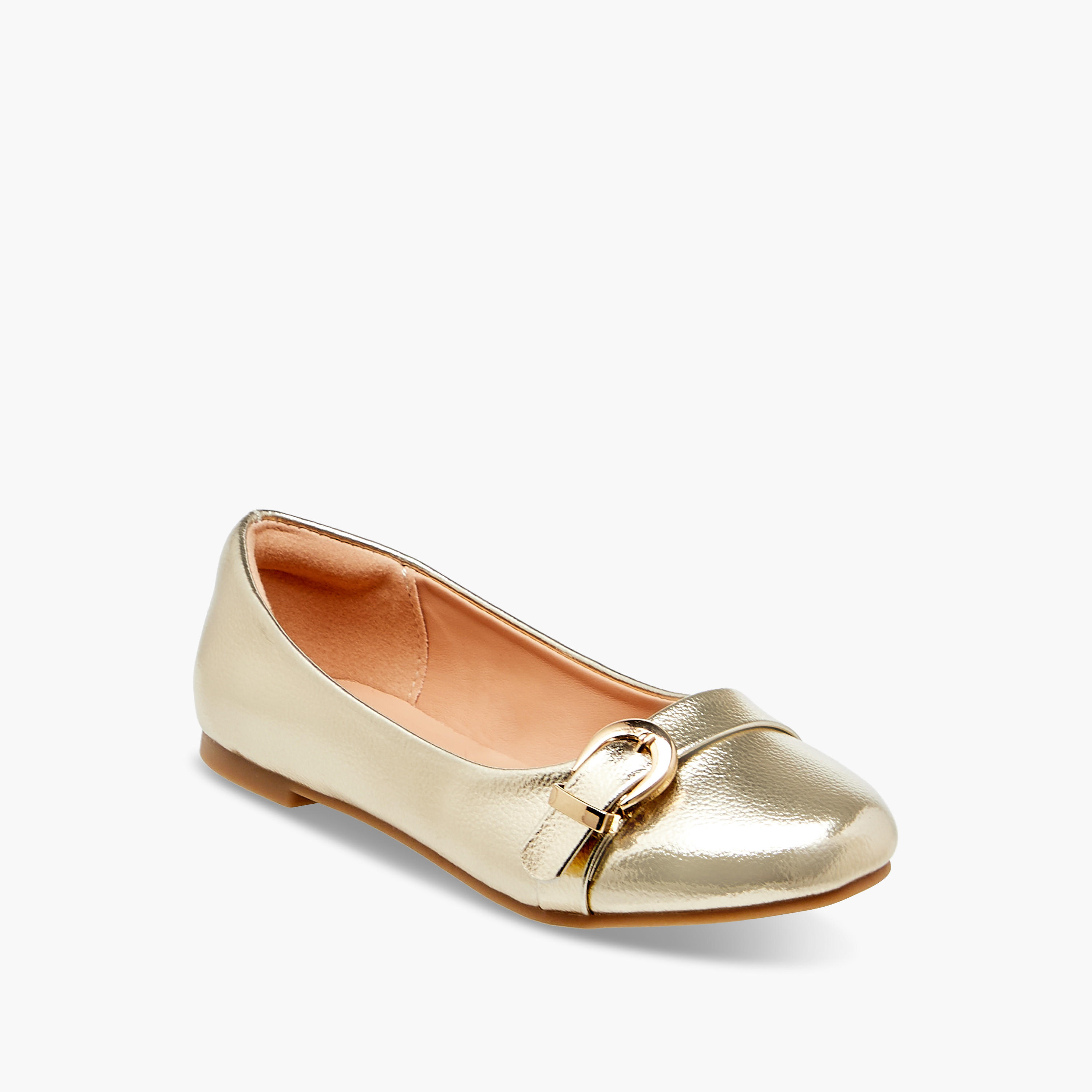 Little Missy Buckle Accent Ballerina Shoes-girls-shoes-ballerinas-image-2